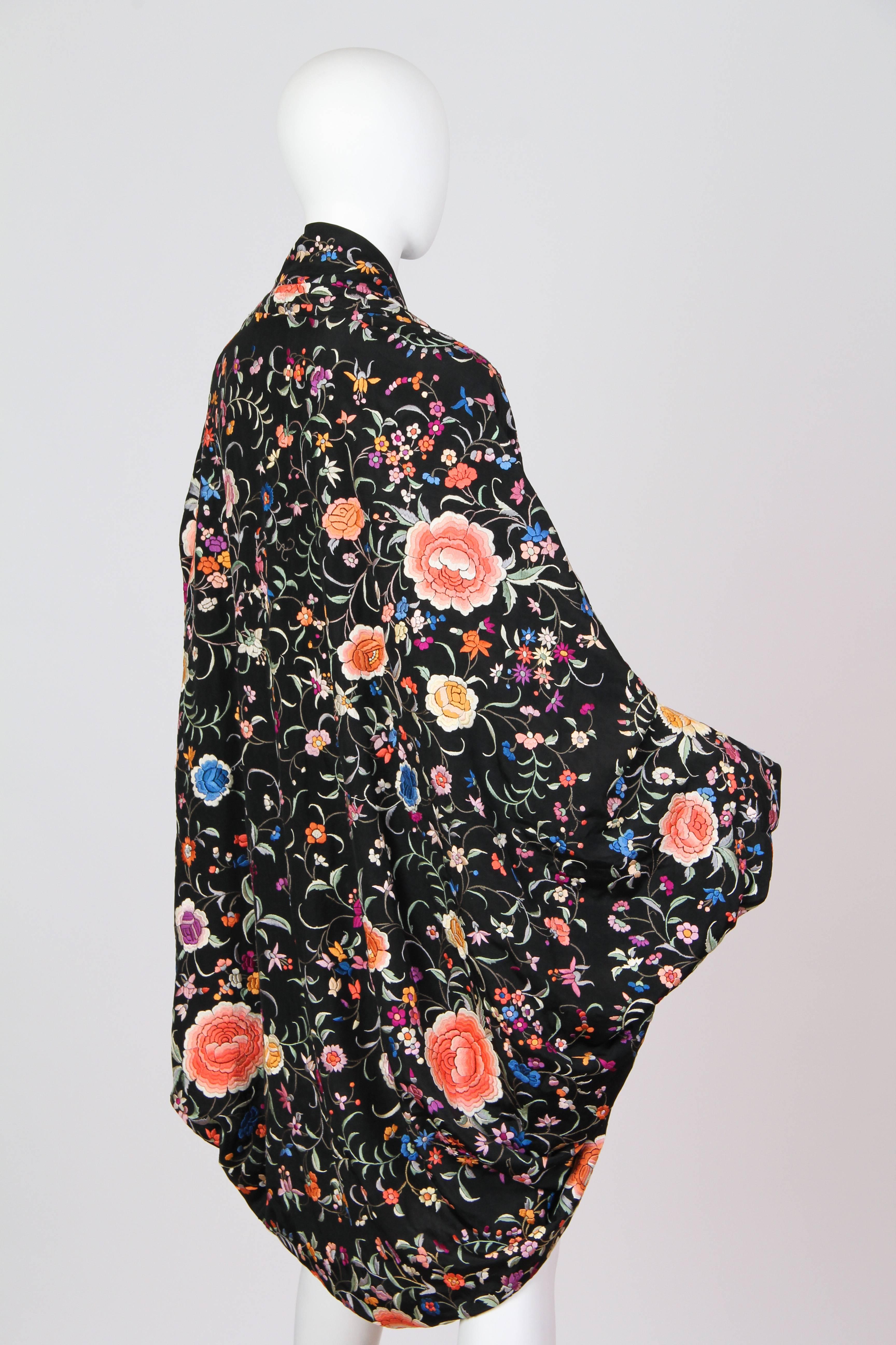 Women's Hand Embroidered Cocoon Coat