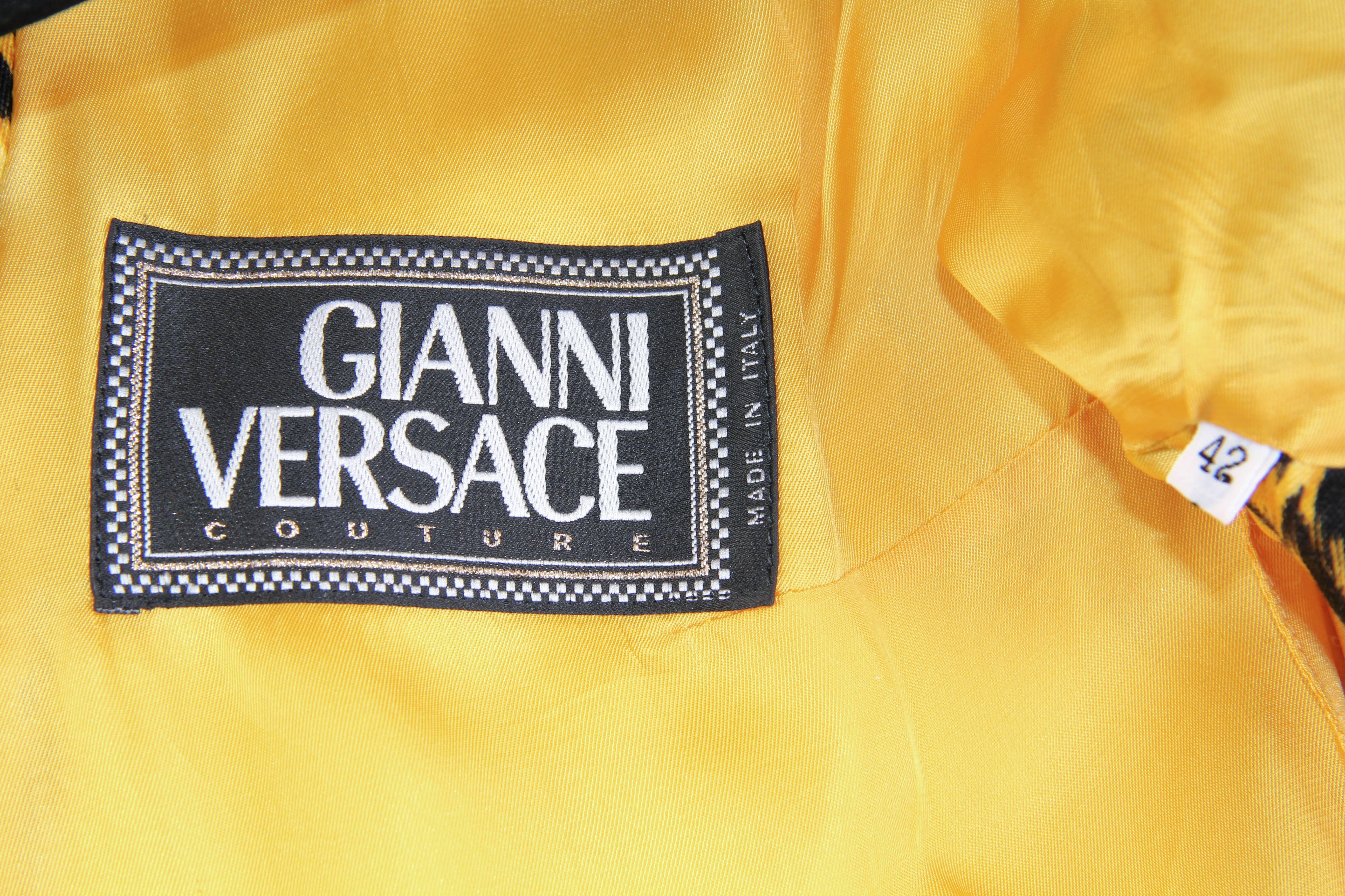 Gianni Versace Couture Leopard Blazer, 1990s  5