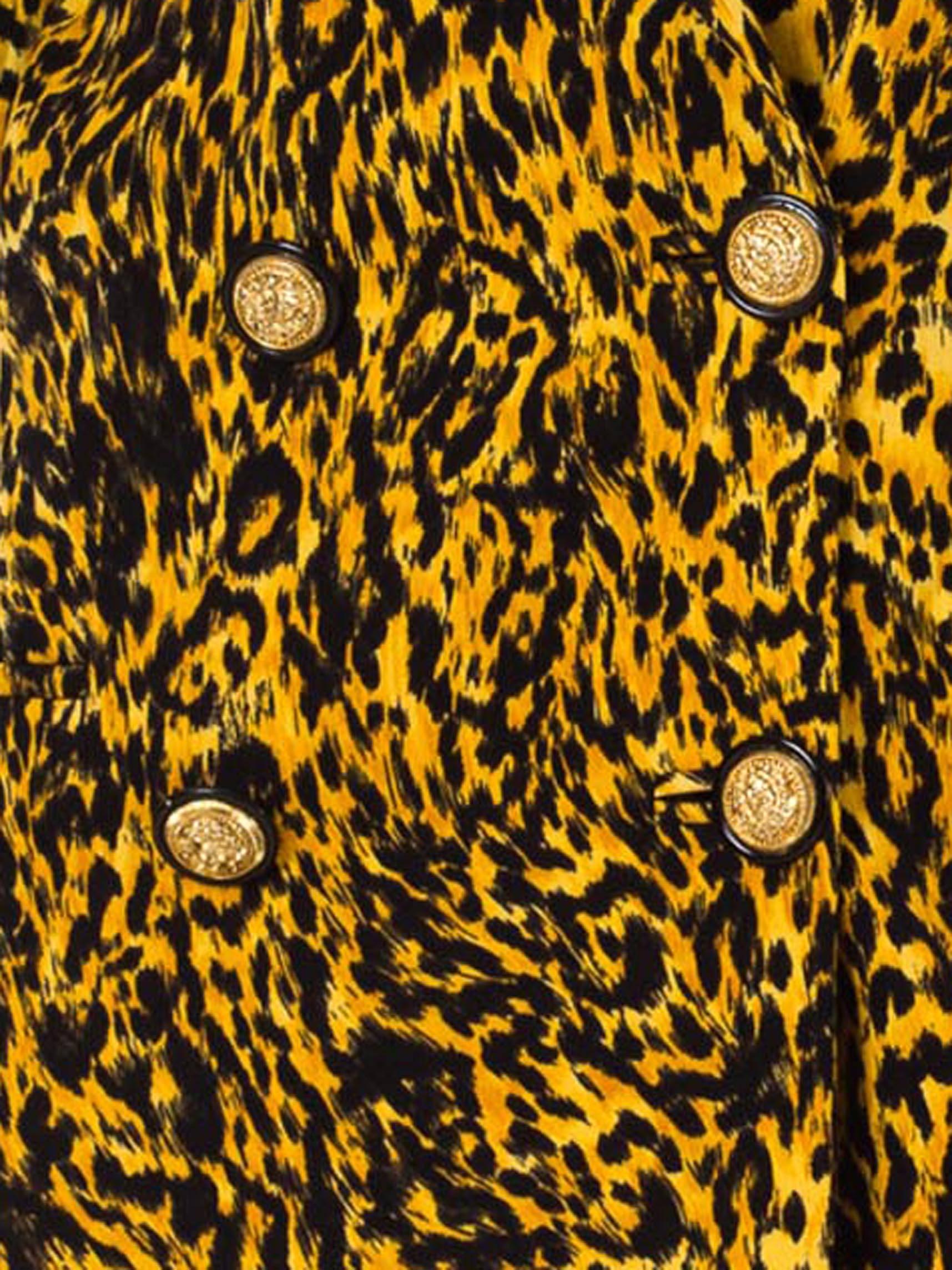 Gianni Versace Couture Leopard Blazer, 1990s  4