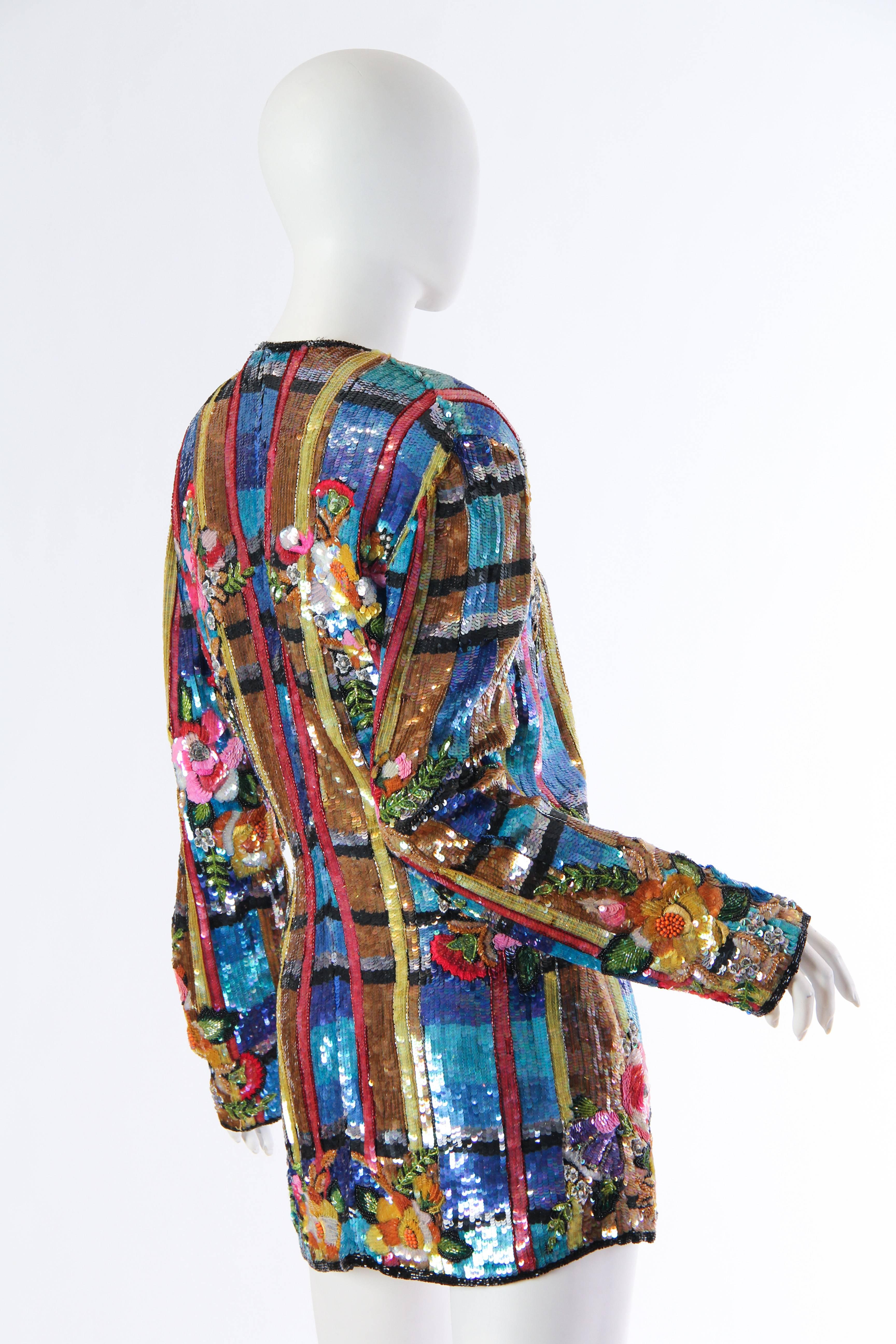 Naeem Khan Beaded Jacket In New Condition In New York, NY