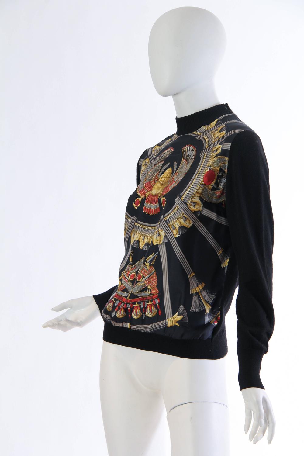 Hermés Egyptian Scarab Sweater For Sale at 1stdibs