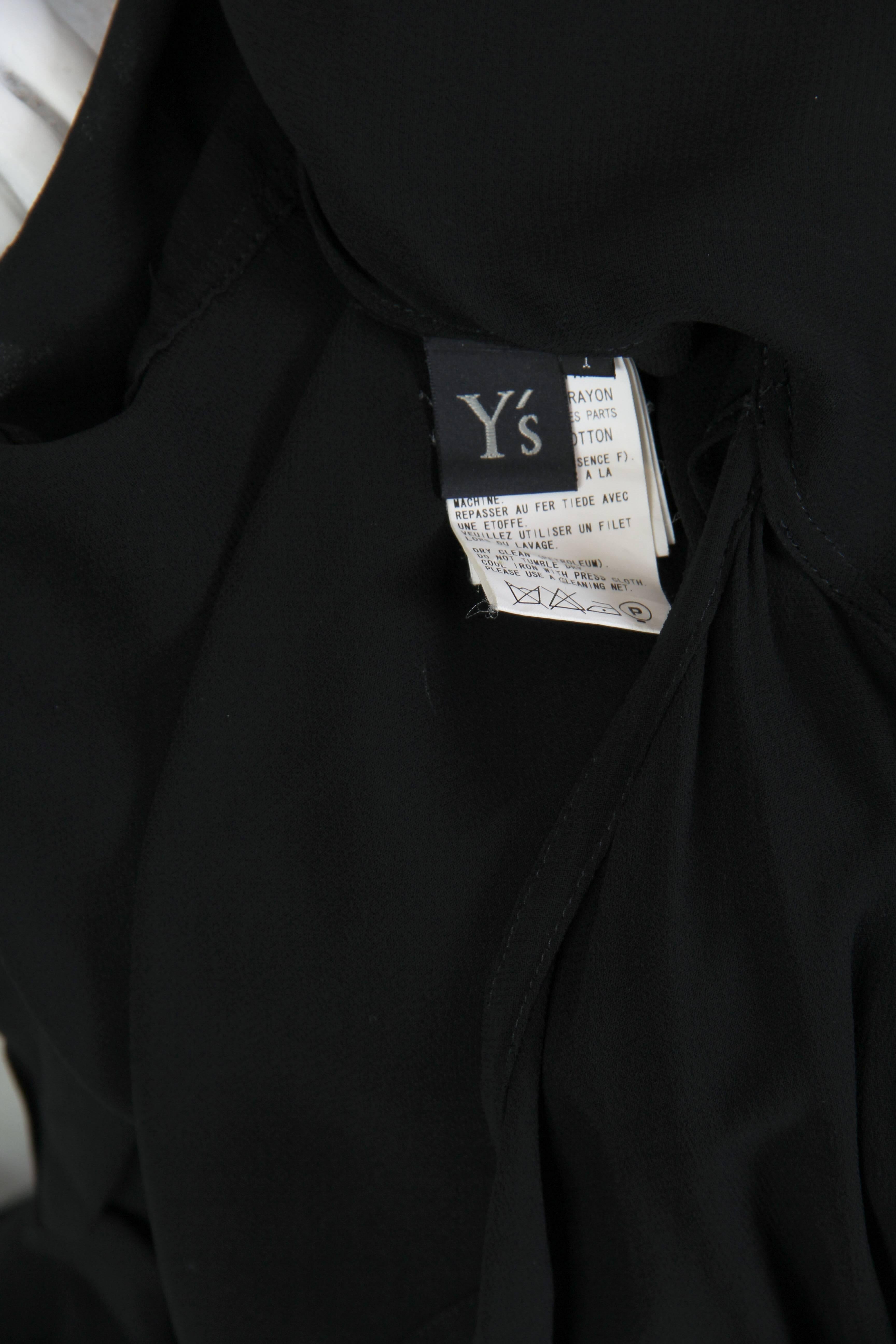 Yohji Yamamoto Y's Convertible Shirt Dress 6