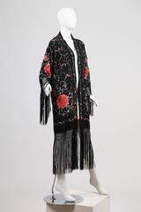 Fringed Kimono made from an Antique Shawl