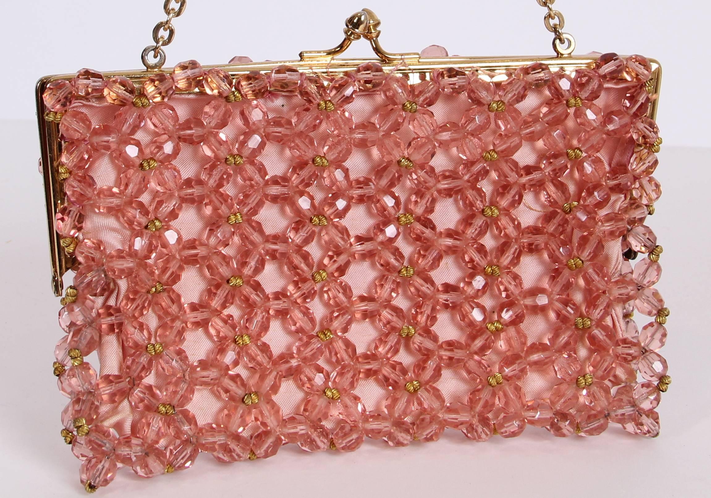 1960s Crystal Clutch from Saks  In Excellent Condition In New York, NY