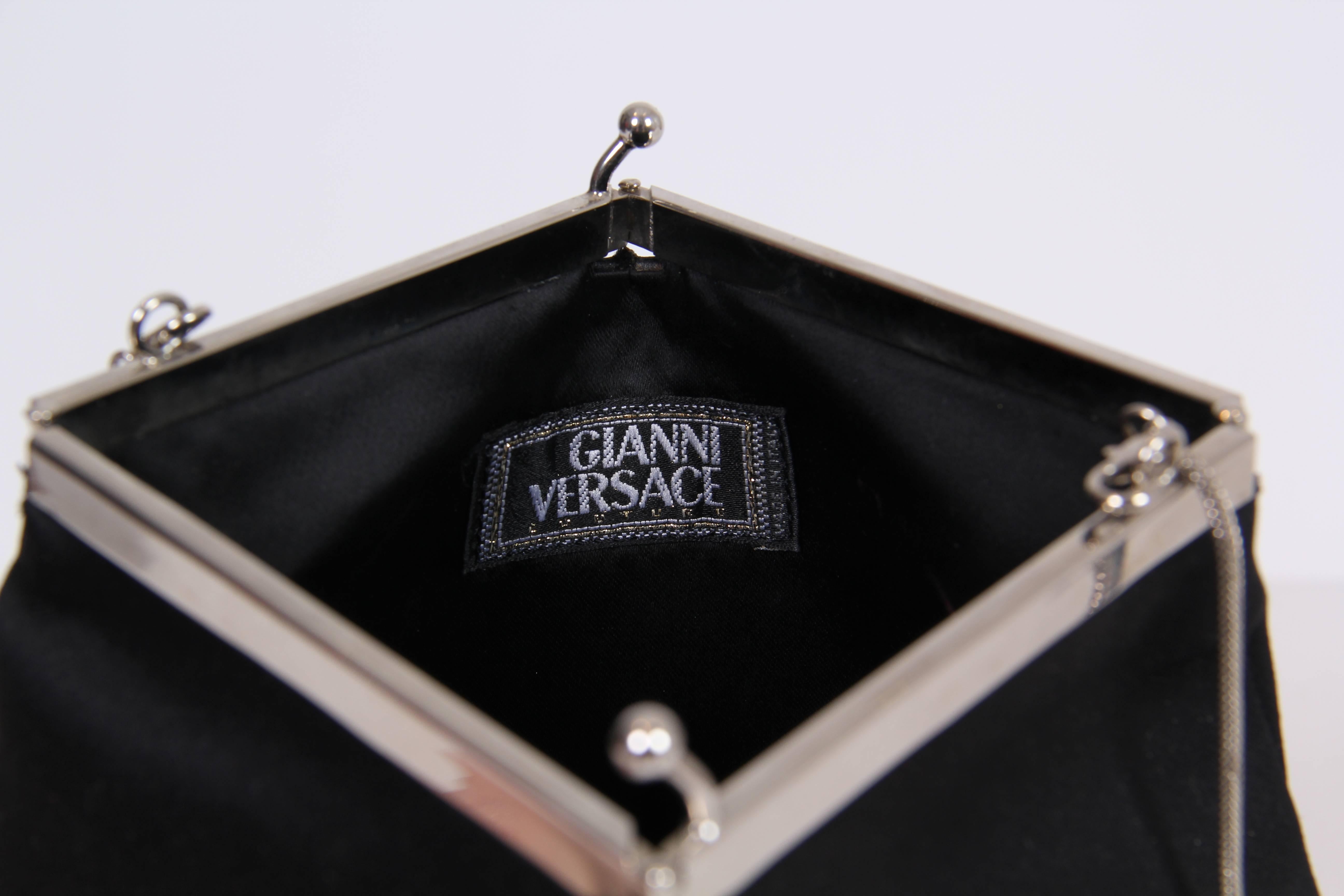 Gianni Versace Couture Satin Evening Bag 4