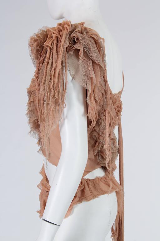 Alexander McQueen S/S 2003 Oyster Dress Blouse at 1stDibs alexander