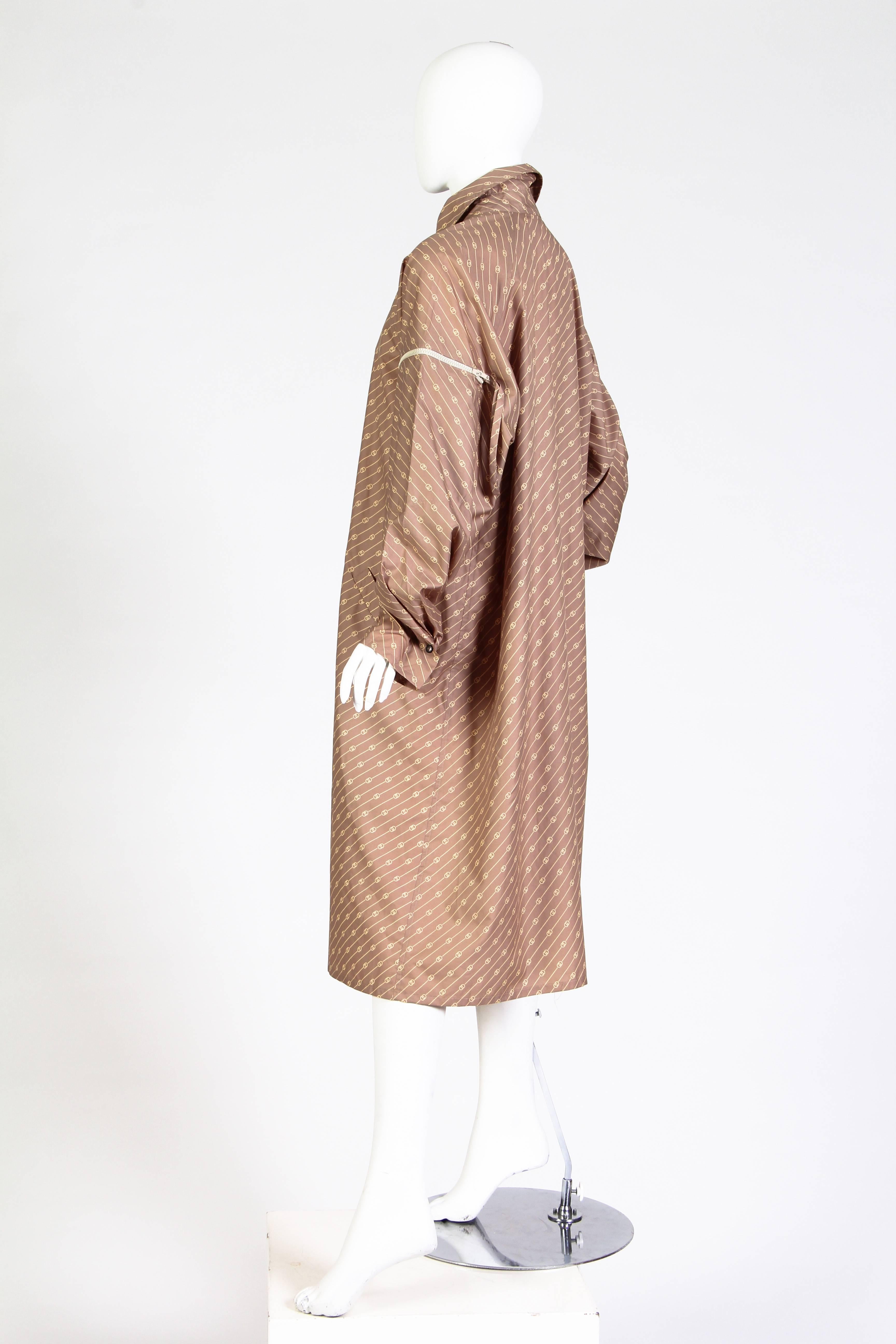 Women's or Men's 1980s Gucci Raincoat