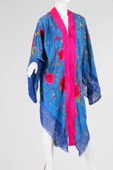 Kimono made from a 1920s Hand Embroidered Chinese Shawl