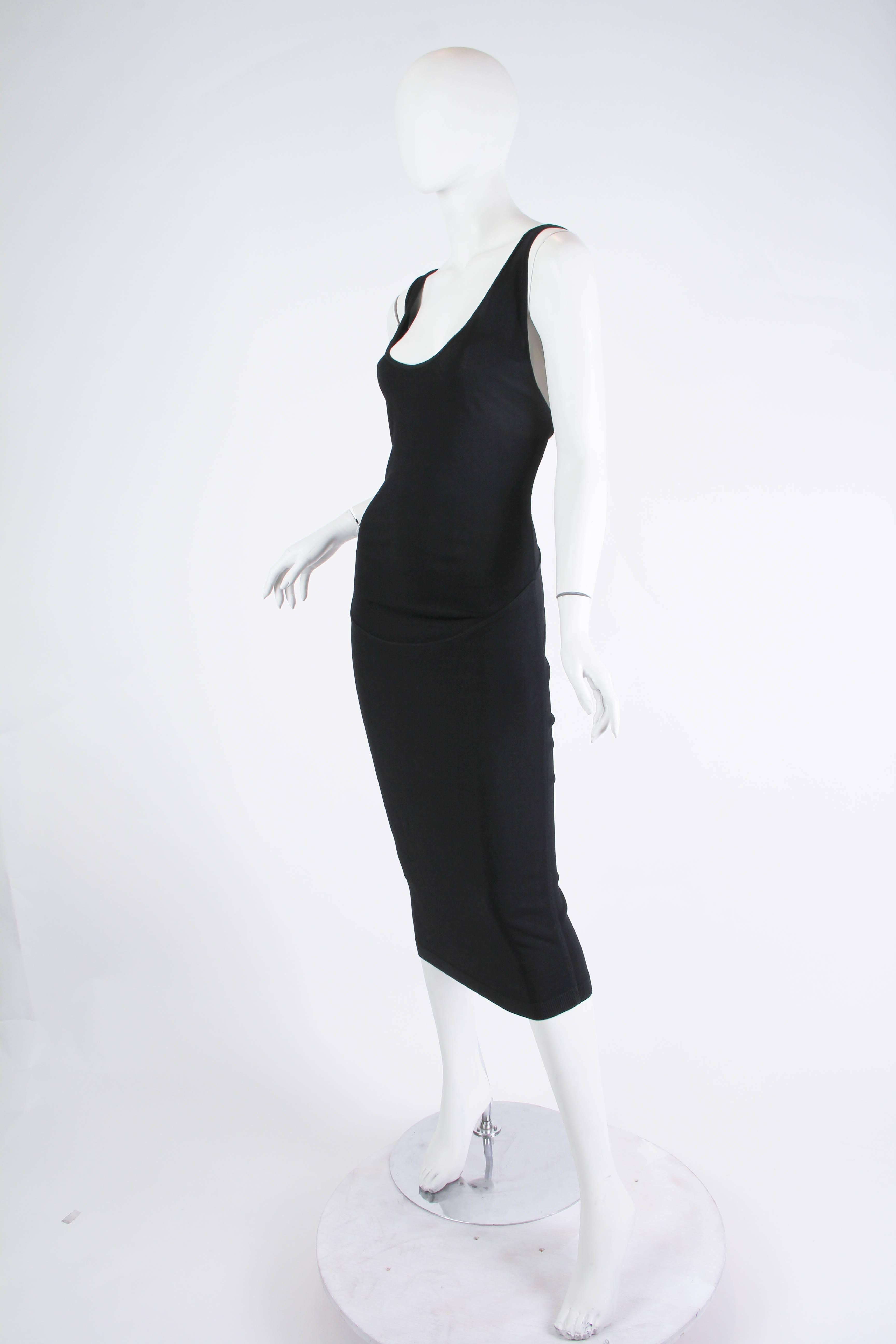 Black Sublimely Sexy Alaia Dress