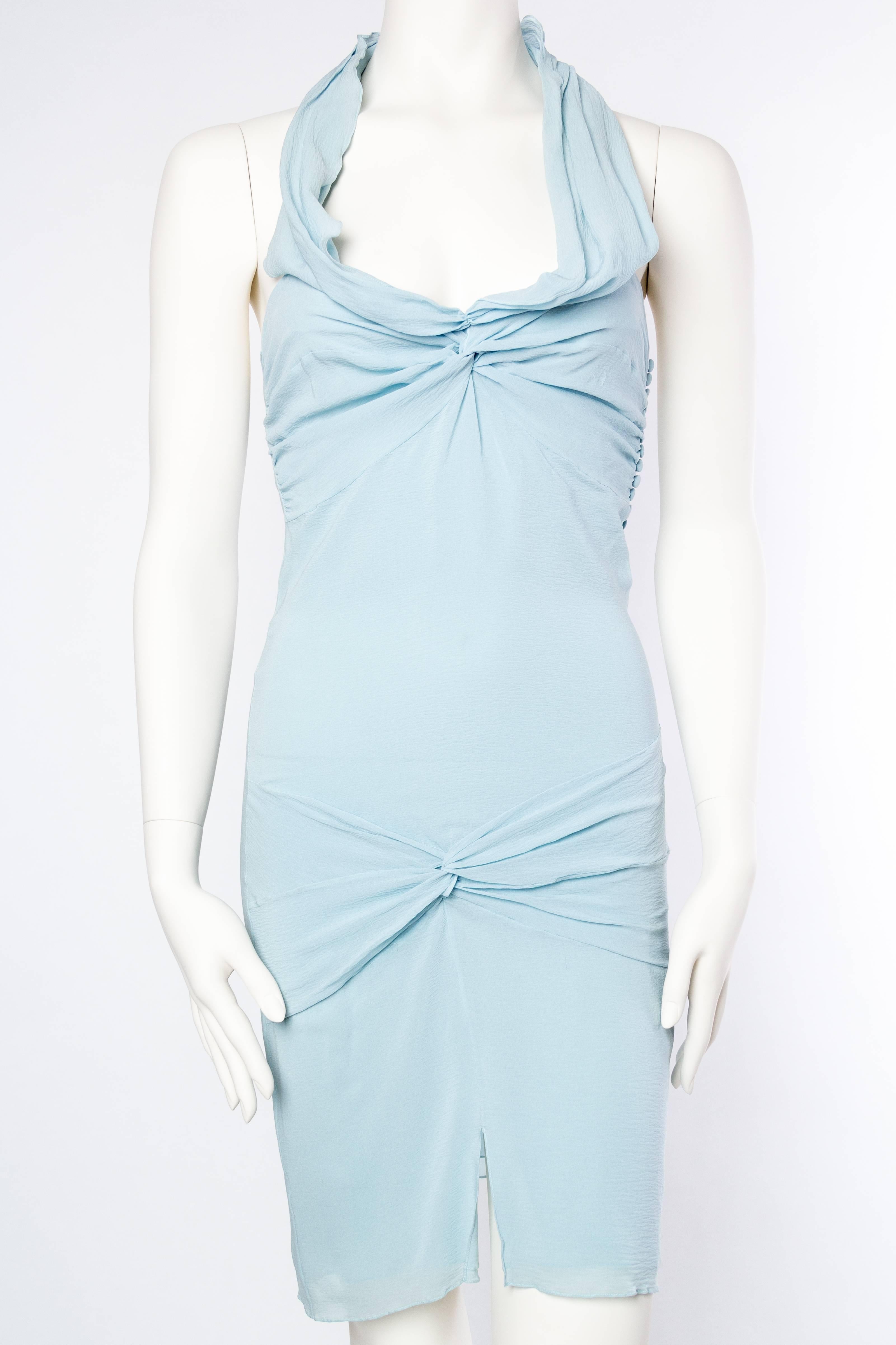 dior light blue dress