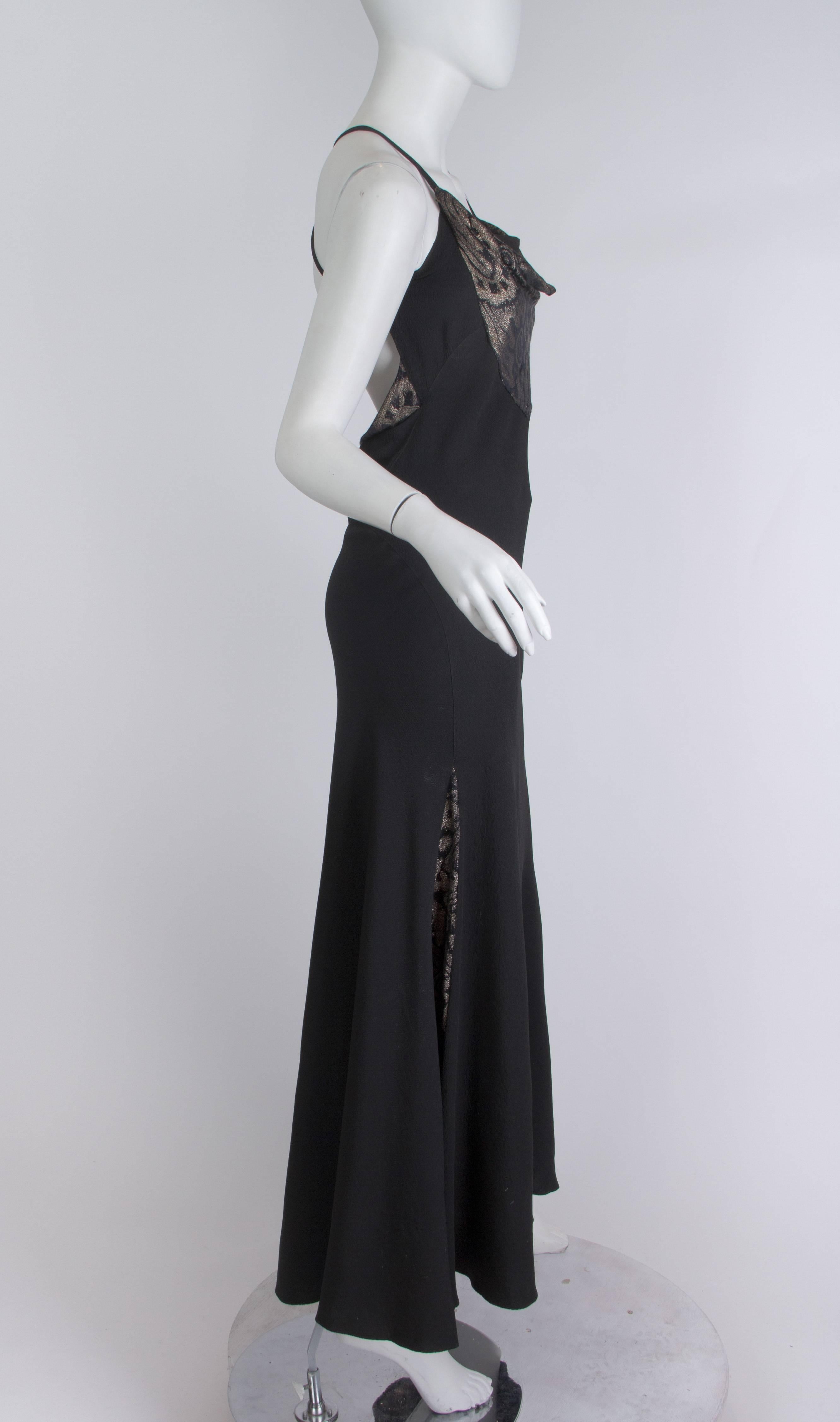 1930s backless dress