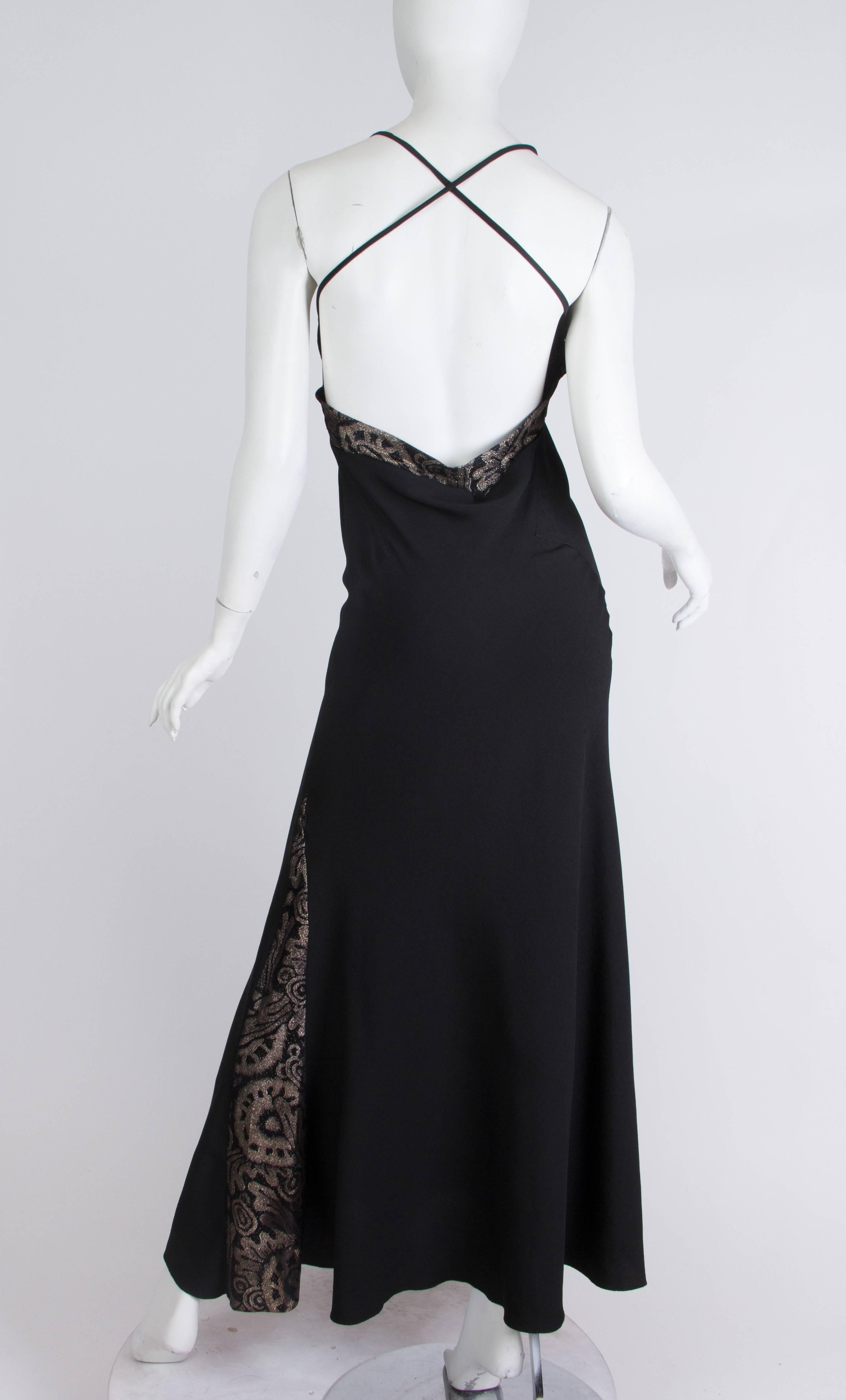 1920s backless dress