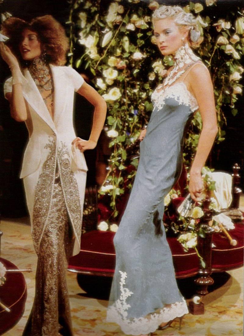 John Galliano for Christian Dior 1998 Bias Cut Lingerie Slip Dress 2