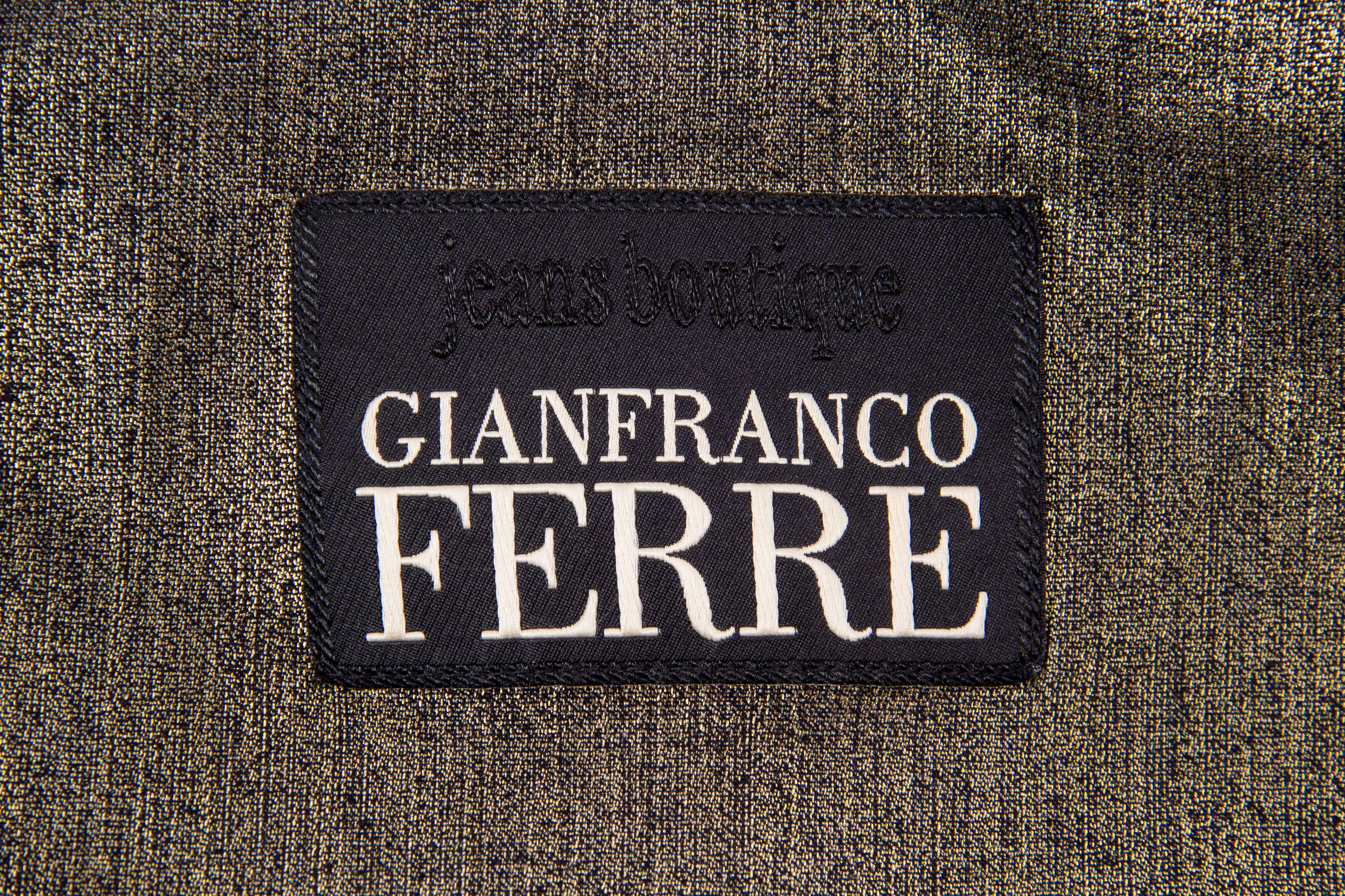 1990s Gianfranco Ferre Overall Mini-Dress 3
