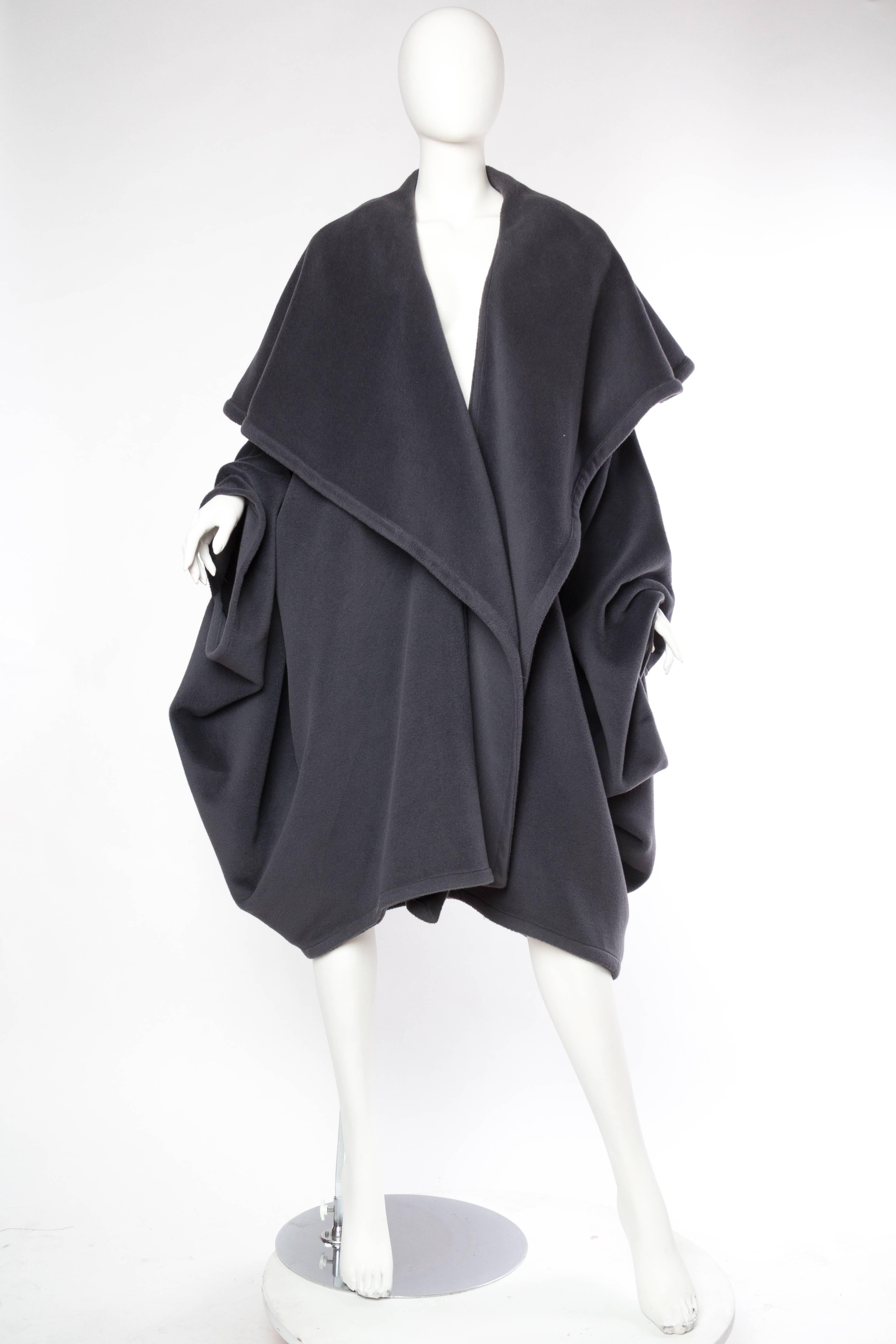 Ungaro Wool Cocoon Coat In Excellent Condition In New York, NY