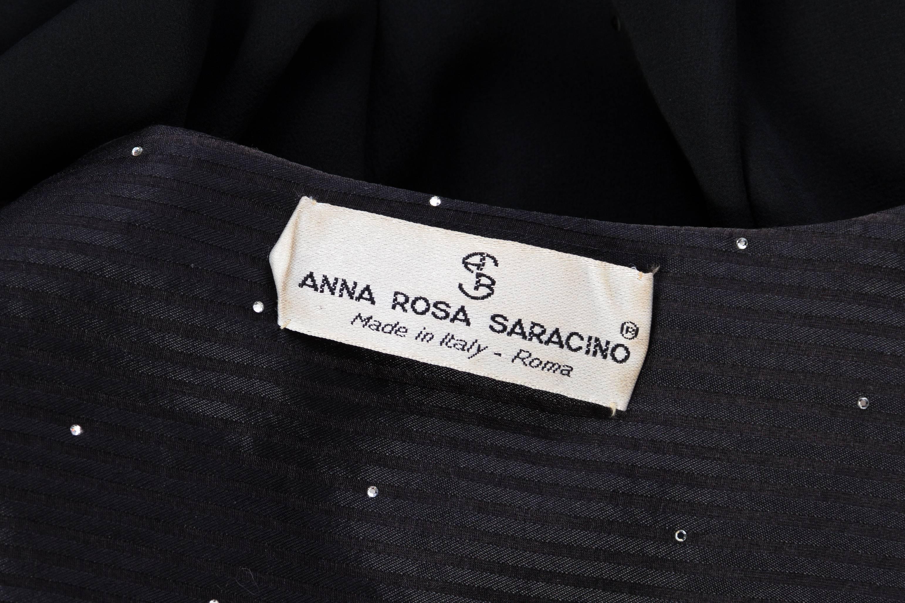 Anna Rosa Saracino Chiffon Jacket with Crystals 5