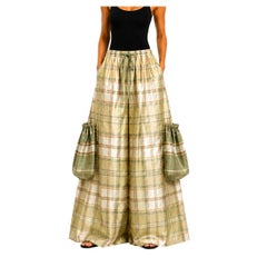 MC Yellow & Green Plaid Rave pants