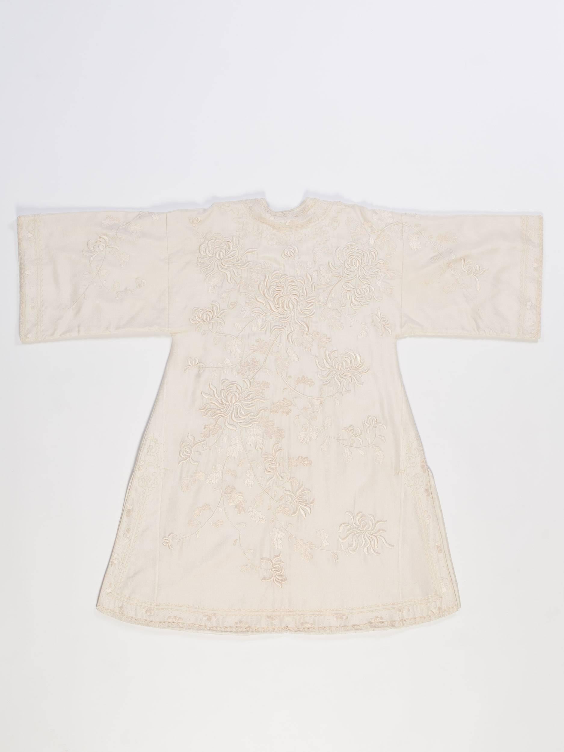 Antique Edwardian Hand Embroidered Chinese Jacket 7