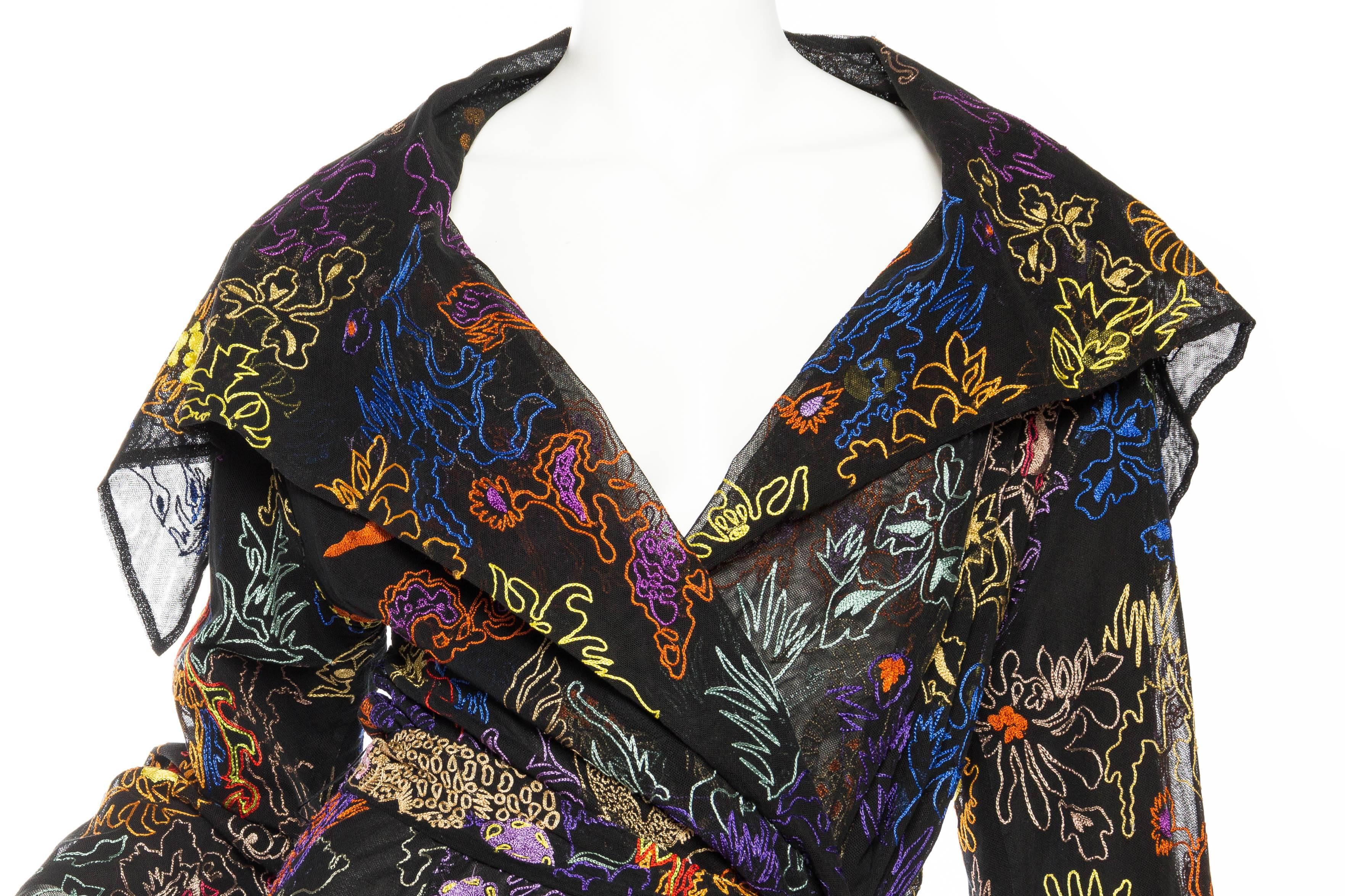 Christian Lacroix Embroidered Net Jacket 2