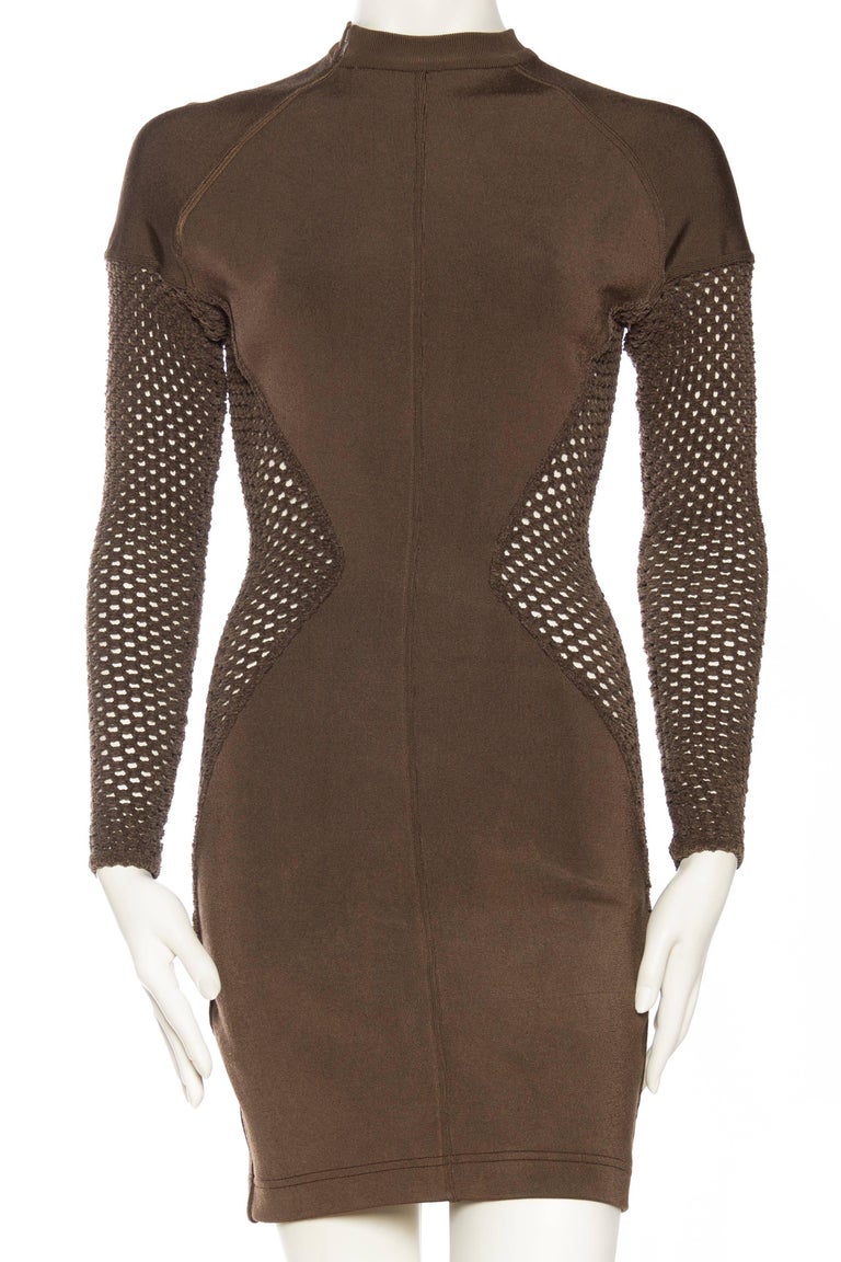 Sheer Net Alaia Dress, Fall 1989 Collection For Sale at 1stdibs
