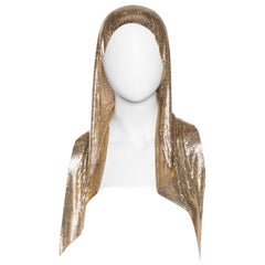 Gold Whiting & Davis Metal Mesh Hood