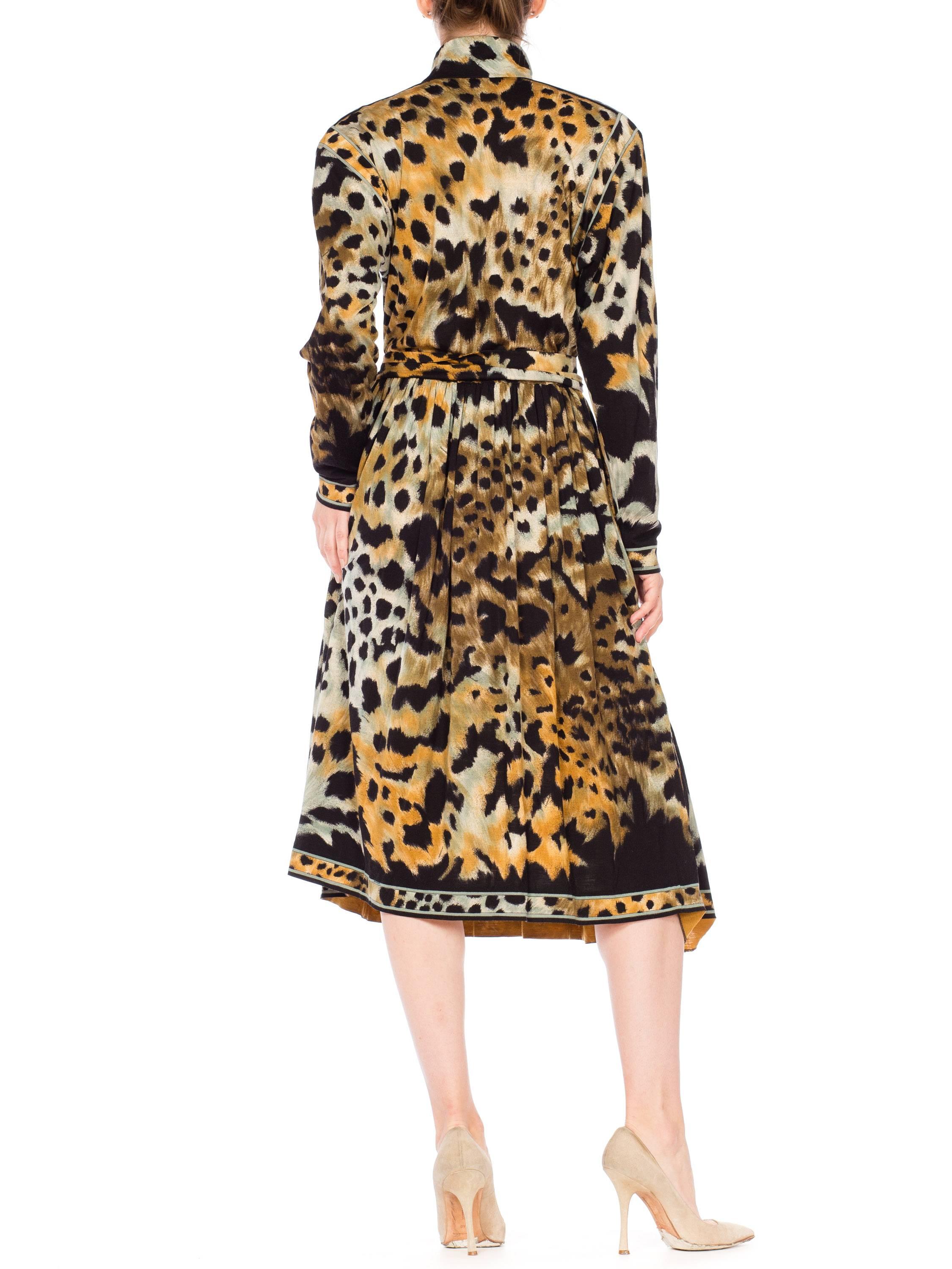 Leopard Print Leonard French Jersey Dress 2