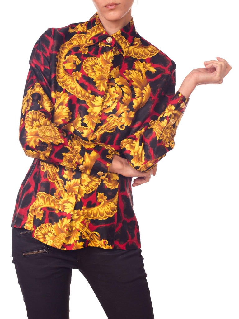 red leopard shirt mens
