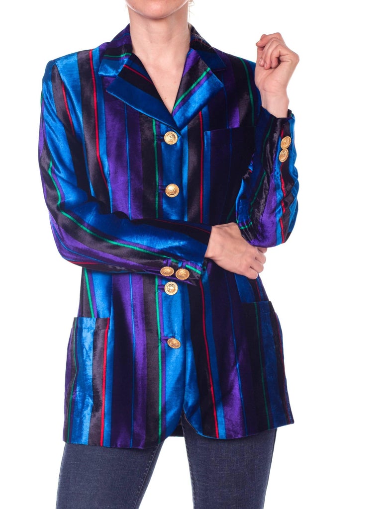 Versace Jeanse Couture Striped Blazer ADULTS