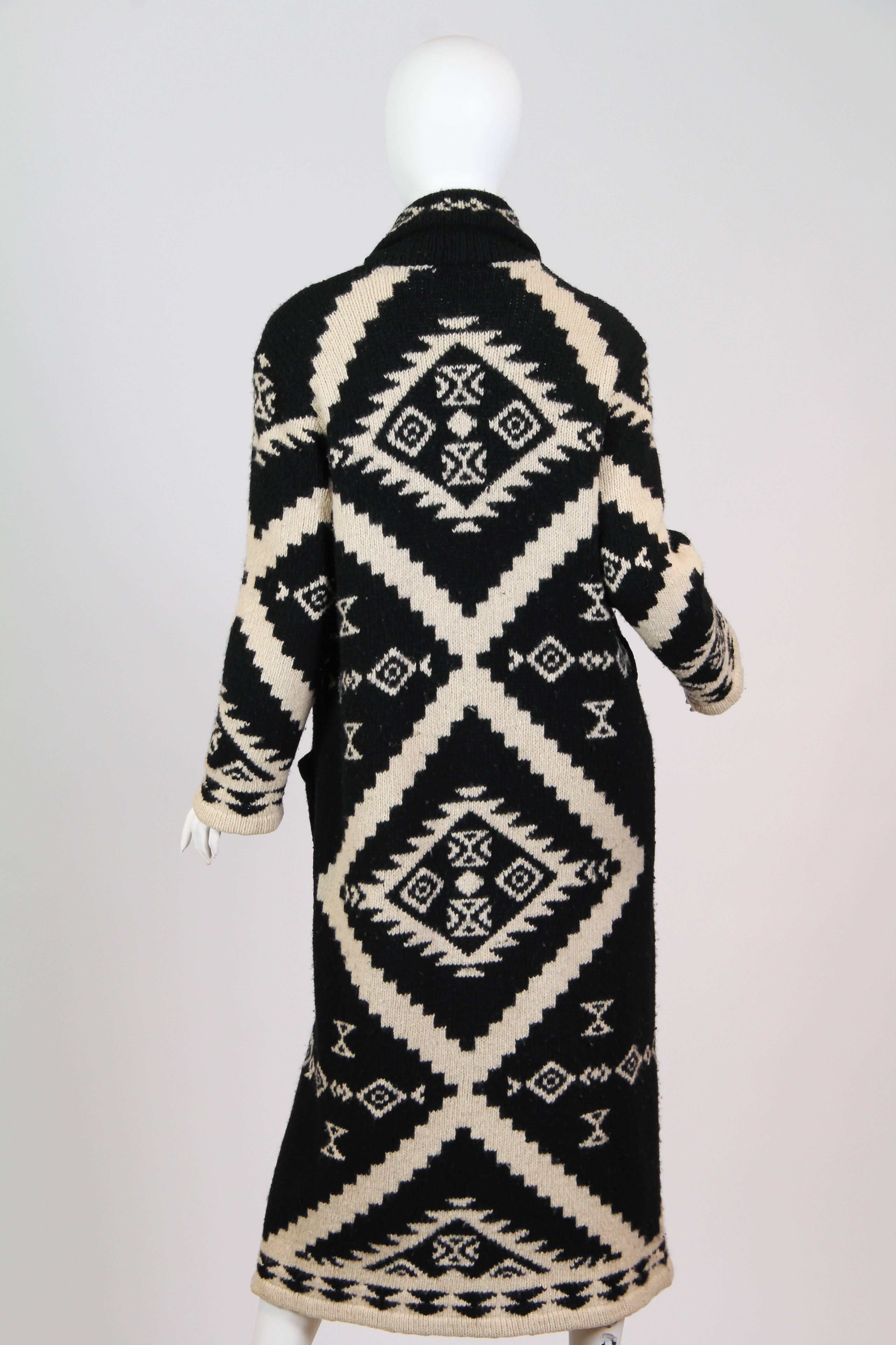 Ralph Lauren Hand-Knit Maxi-Sweater In Excellent Condition In New York, NY