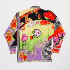 1990s Men's Gianni Versace Cotton Sateen Shirt