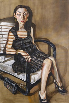 2003 Alber Elbaz Lanvin Pleated Lace Cocktail Dress Runway Sample