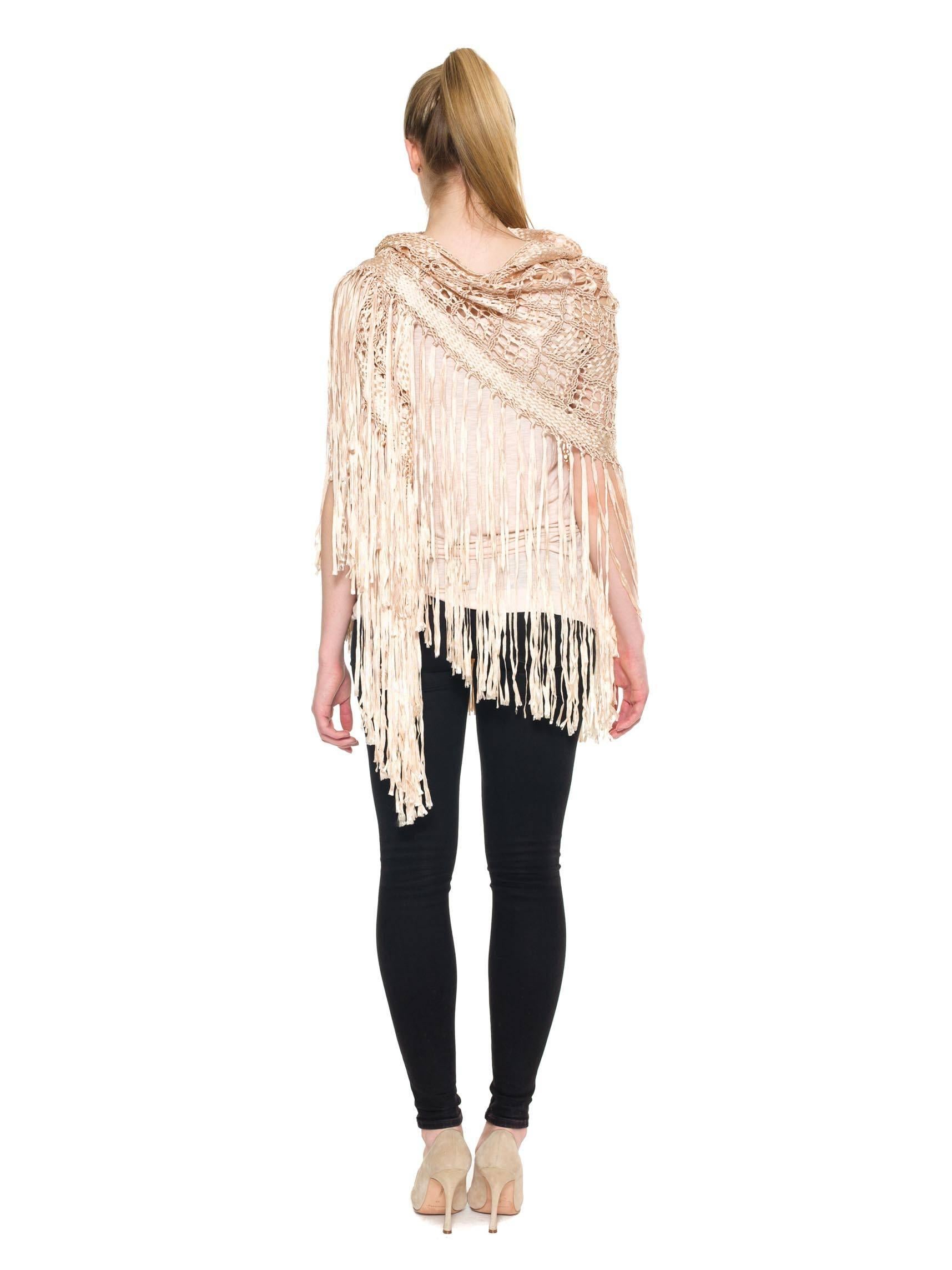 Rayon Macrame Shawl Tunic Coverup 2