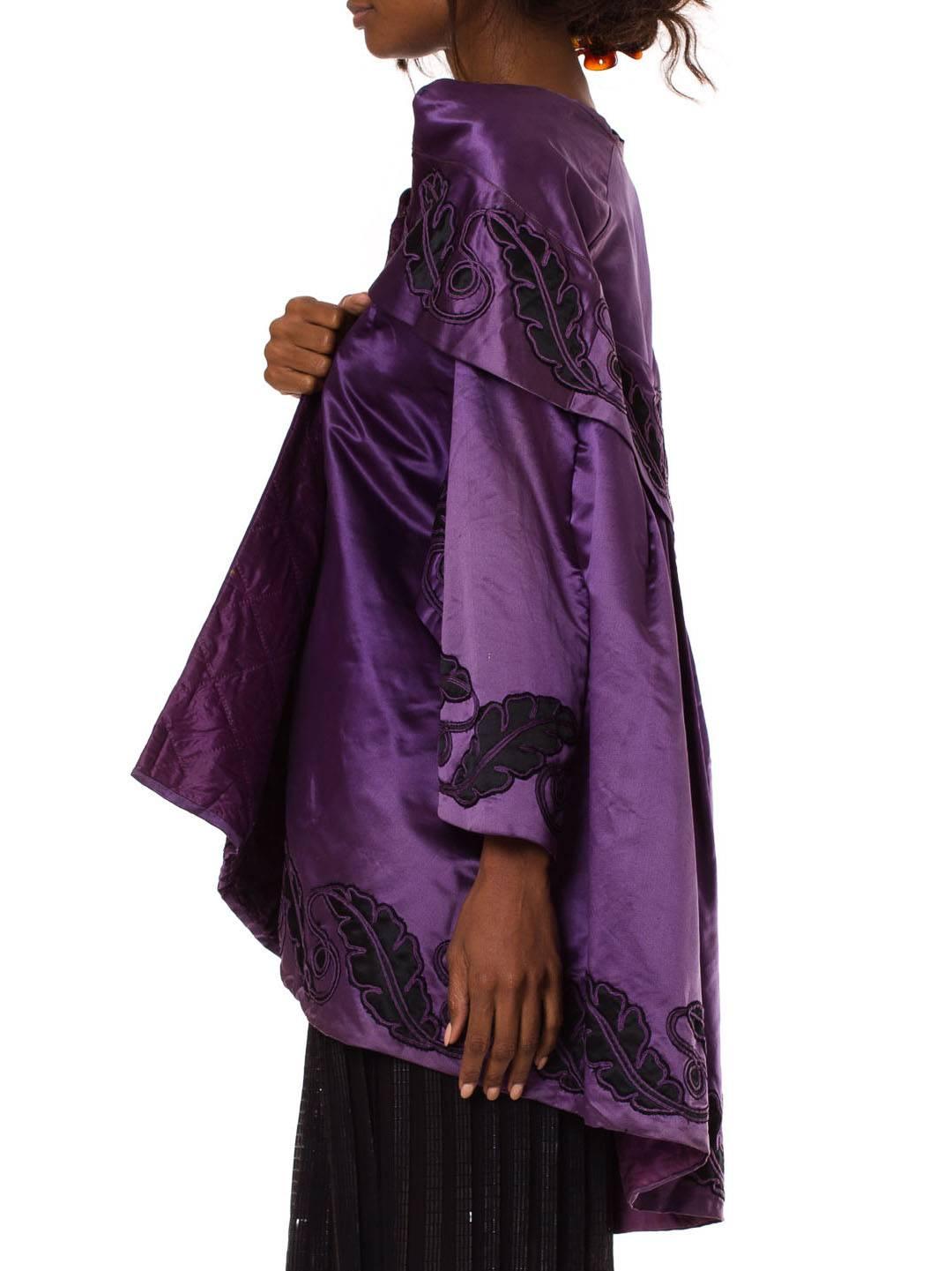 purple and black cape