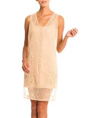 1920s Victorian Curtain Lace Dress