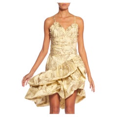 MORPHEW ATELIER Mini Dress Made From Vintage 1990S Silk Toile