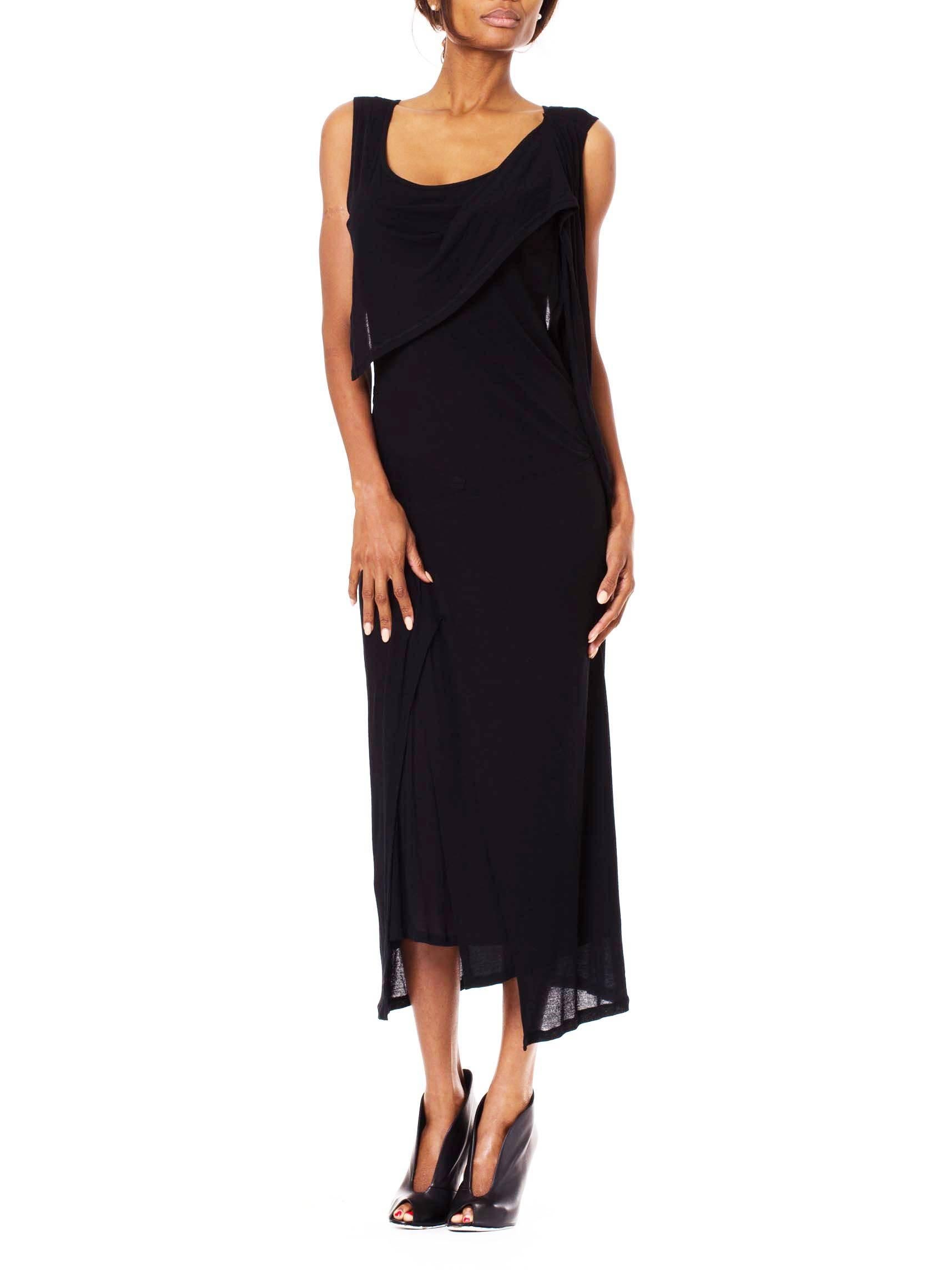 issey miyake black dress