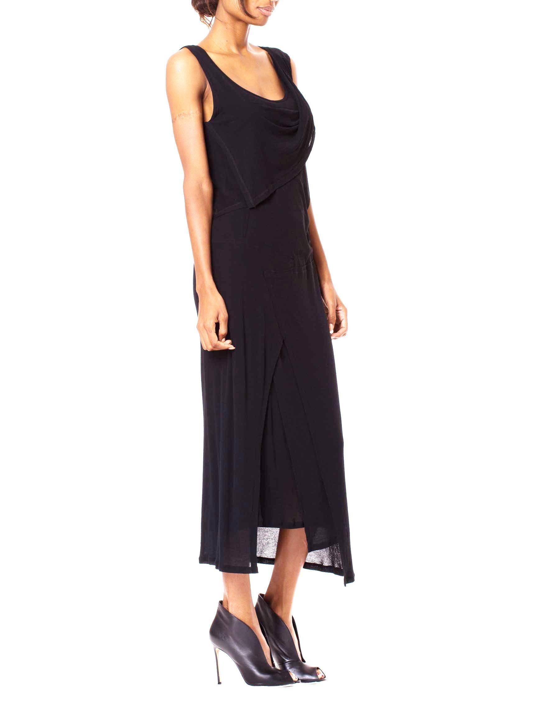 Black 1990S ISSEY MIYAKE Cotton  Dress For Sale