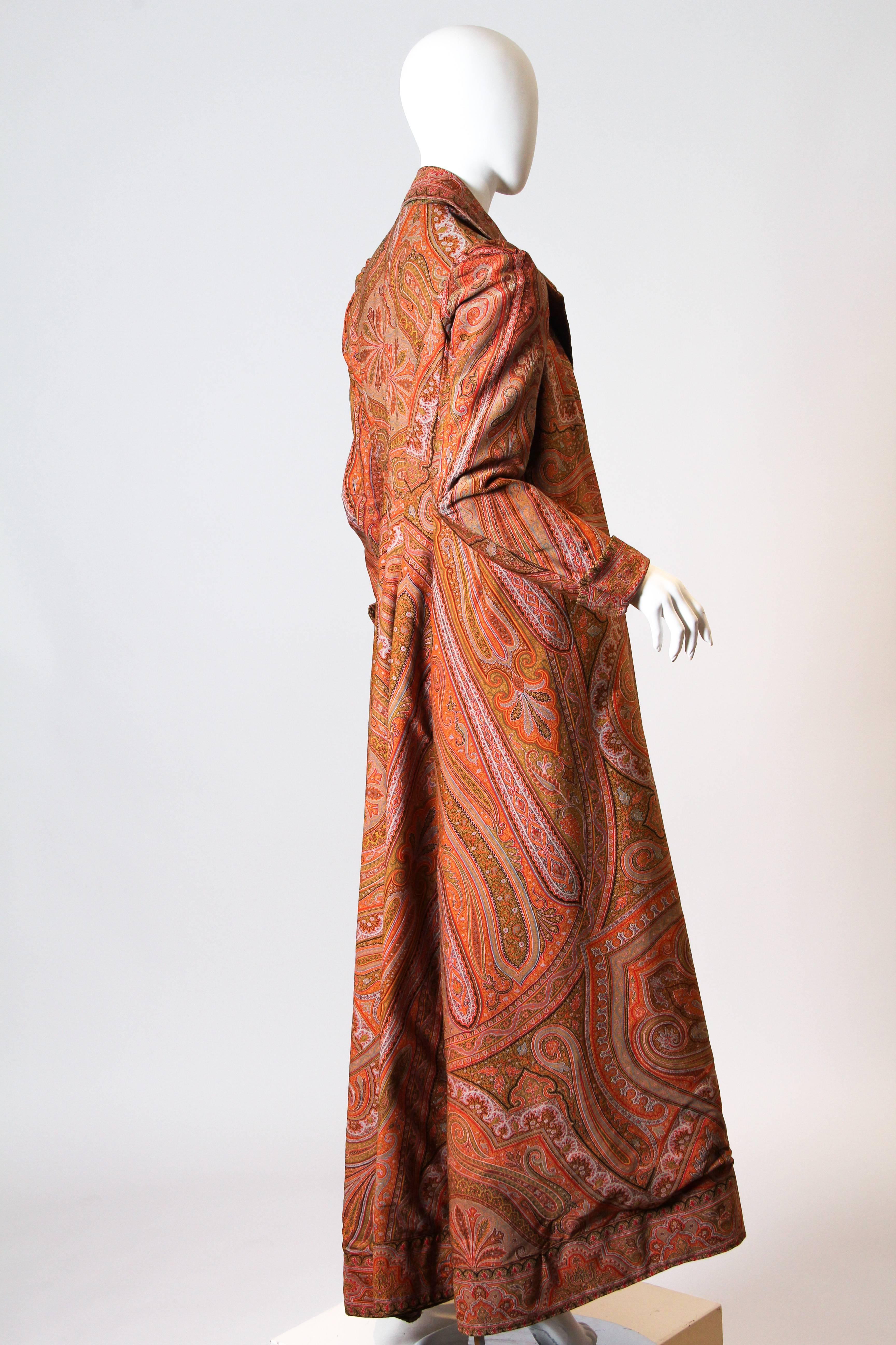 Women's Victorian Paisley Coat