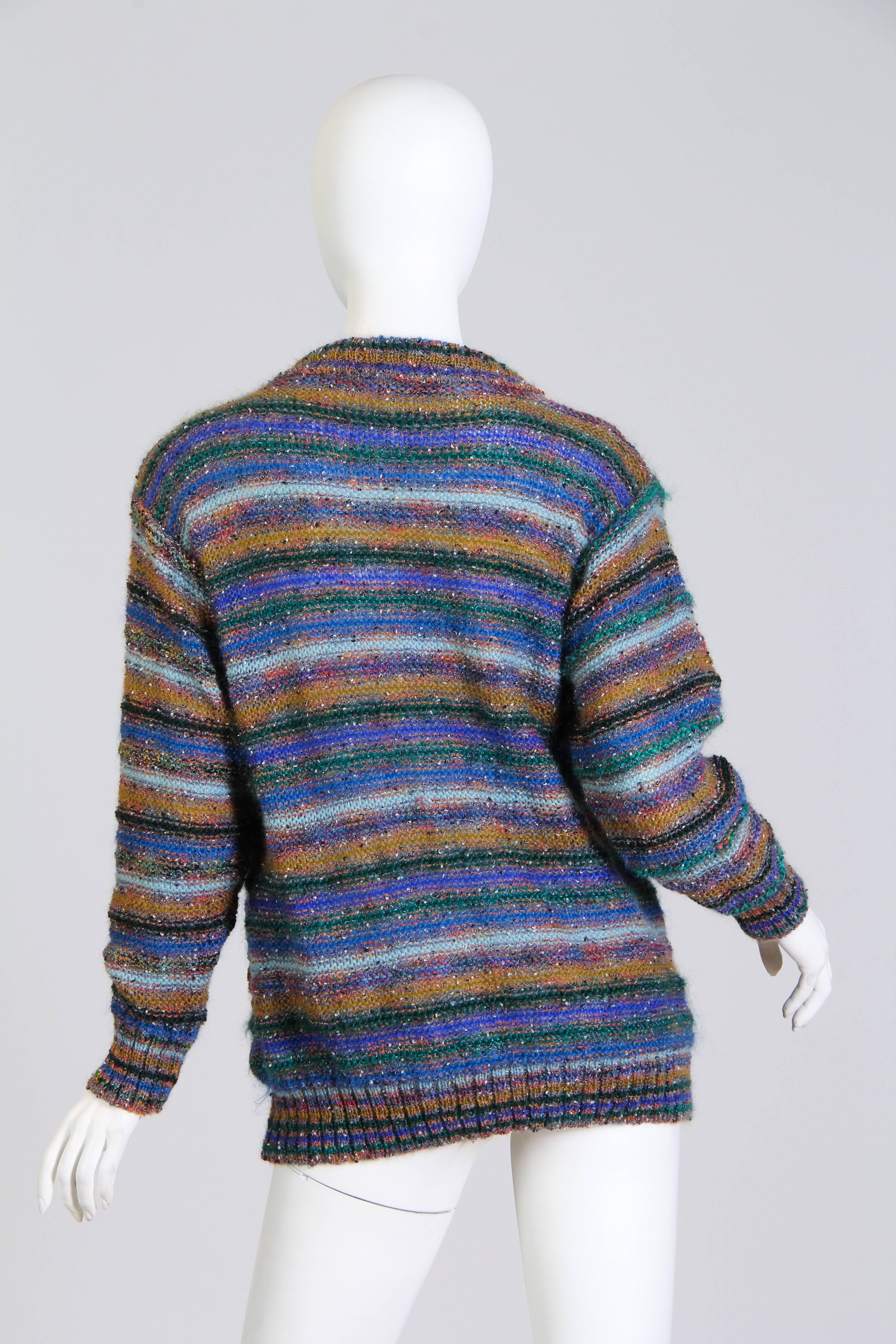 1980s Missoni Elk Novelty Sweater In Excellent Condition In New York, NY