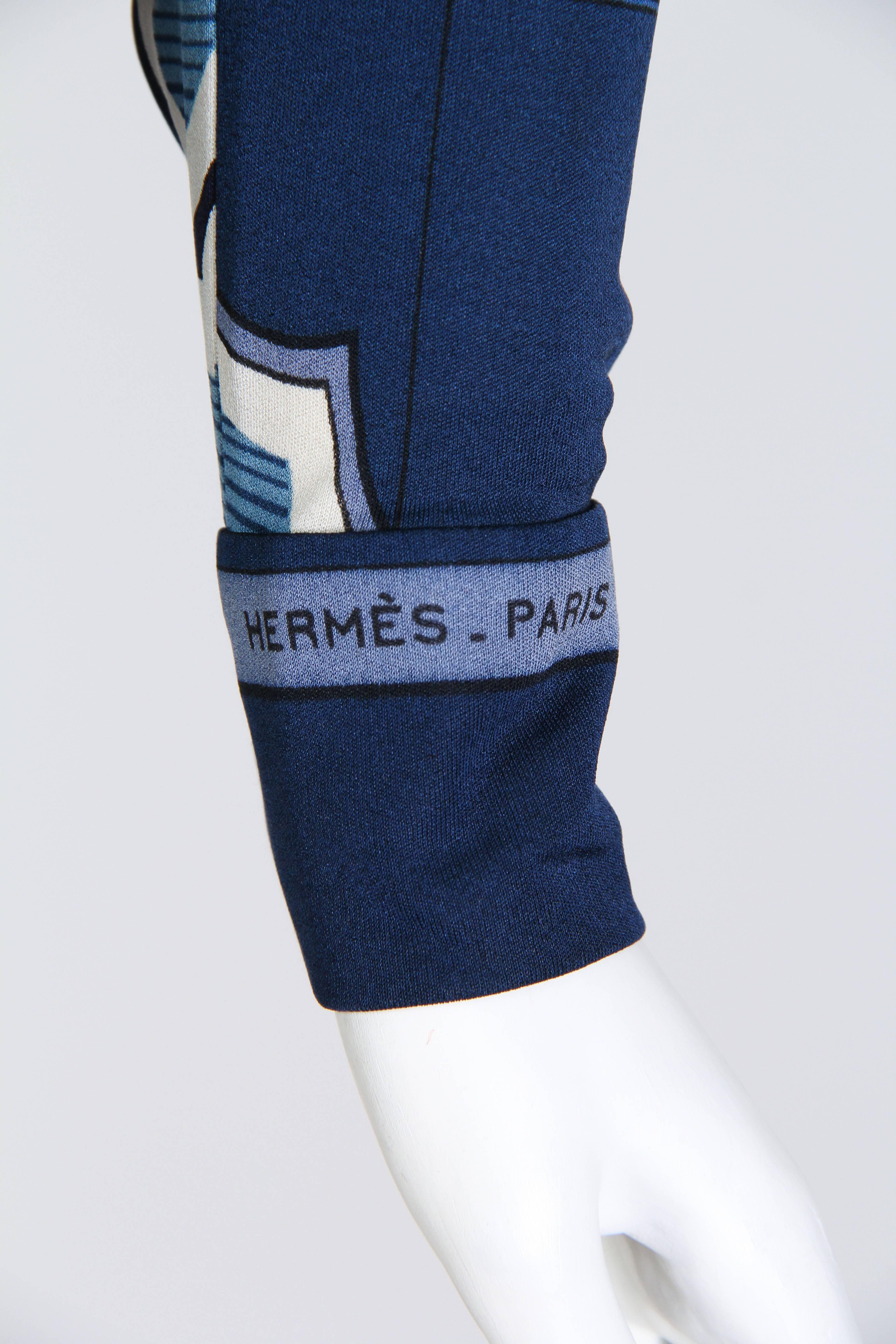 1970s Hermes Sport Silk Jersey Dress 1