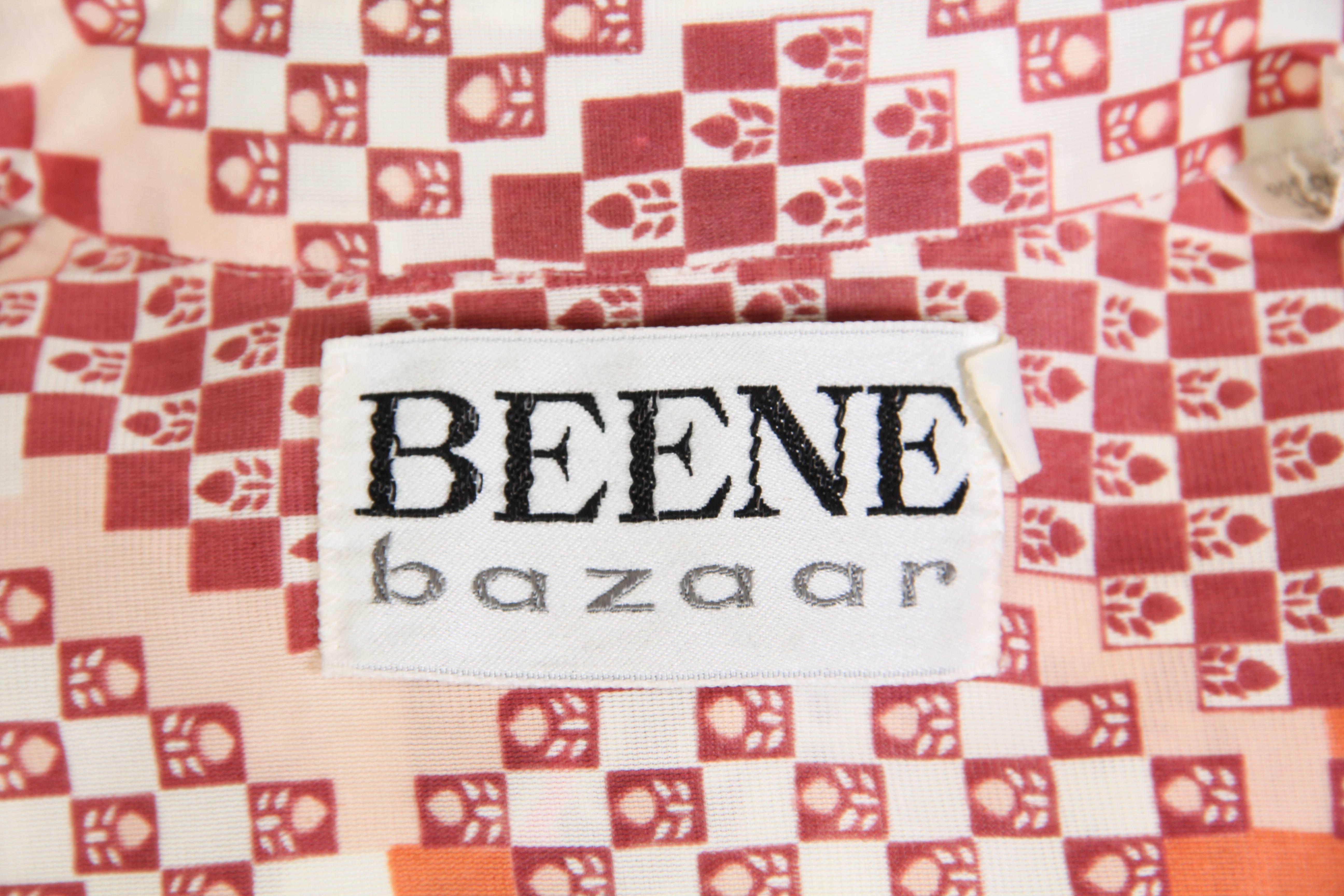 Geoffrey Beene Bazaar Art Deco Lady Jersey Dress 4