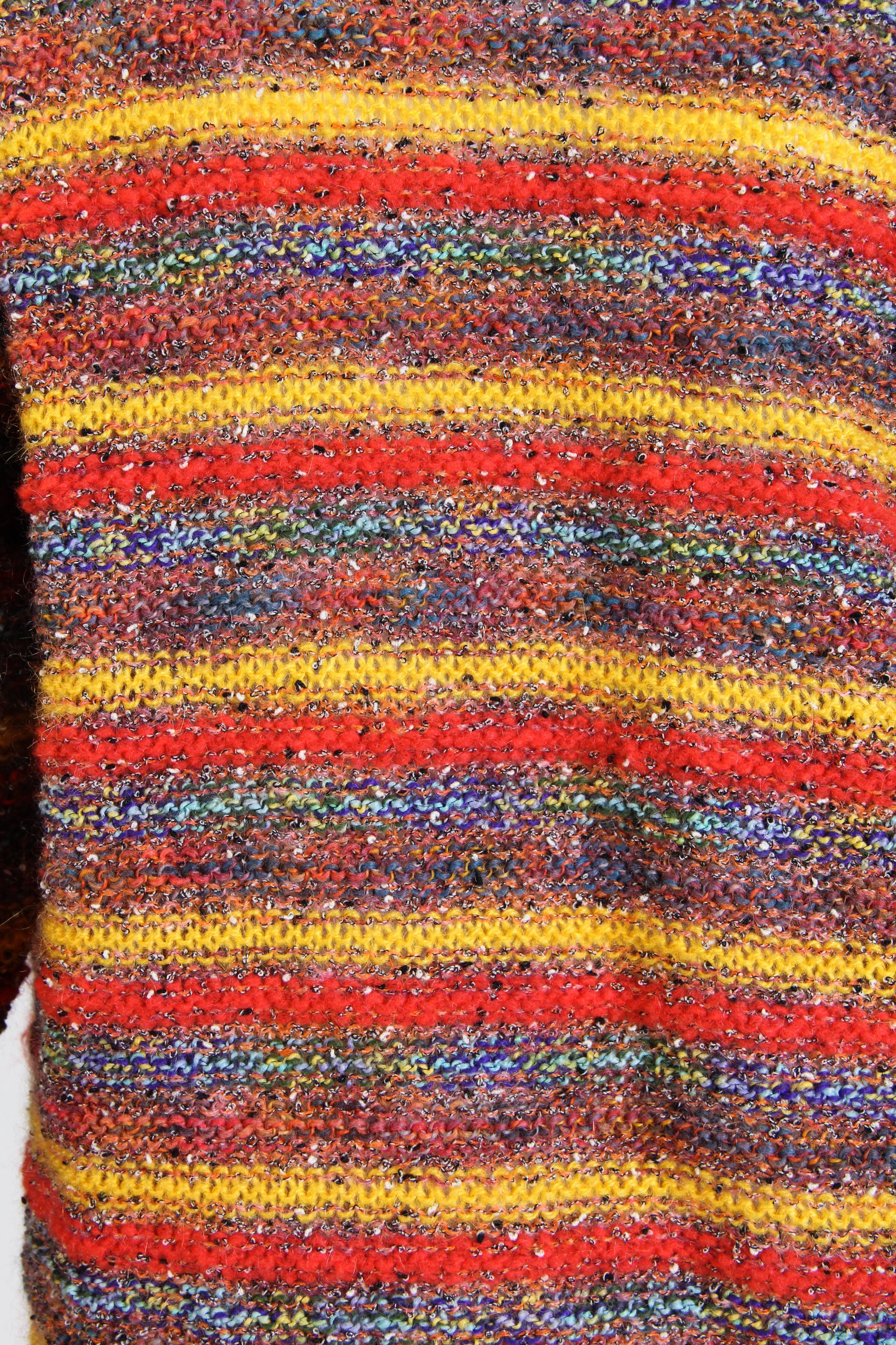 1980s Missoni Pheasant Novelty Sweater 1