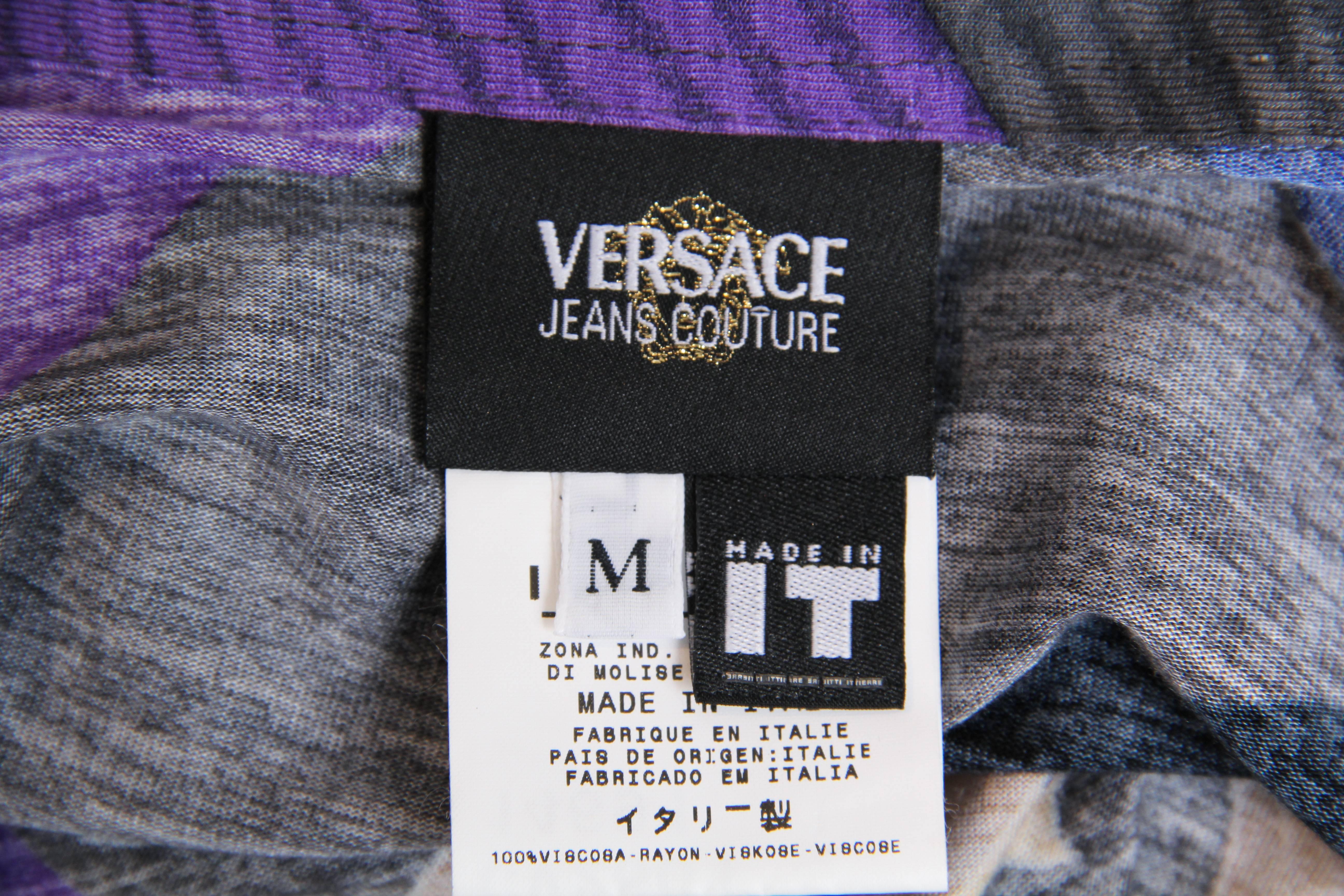 Gianni Versace Printed Jersey Shirt 5