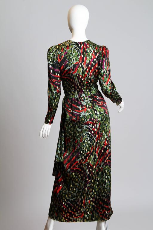 Silk and Lamé Givenchy Gown For Sale at 1stdibs