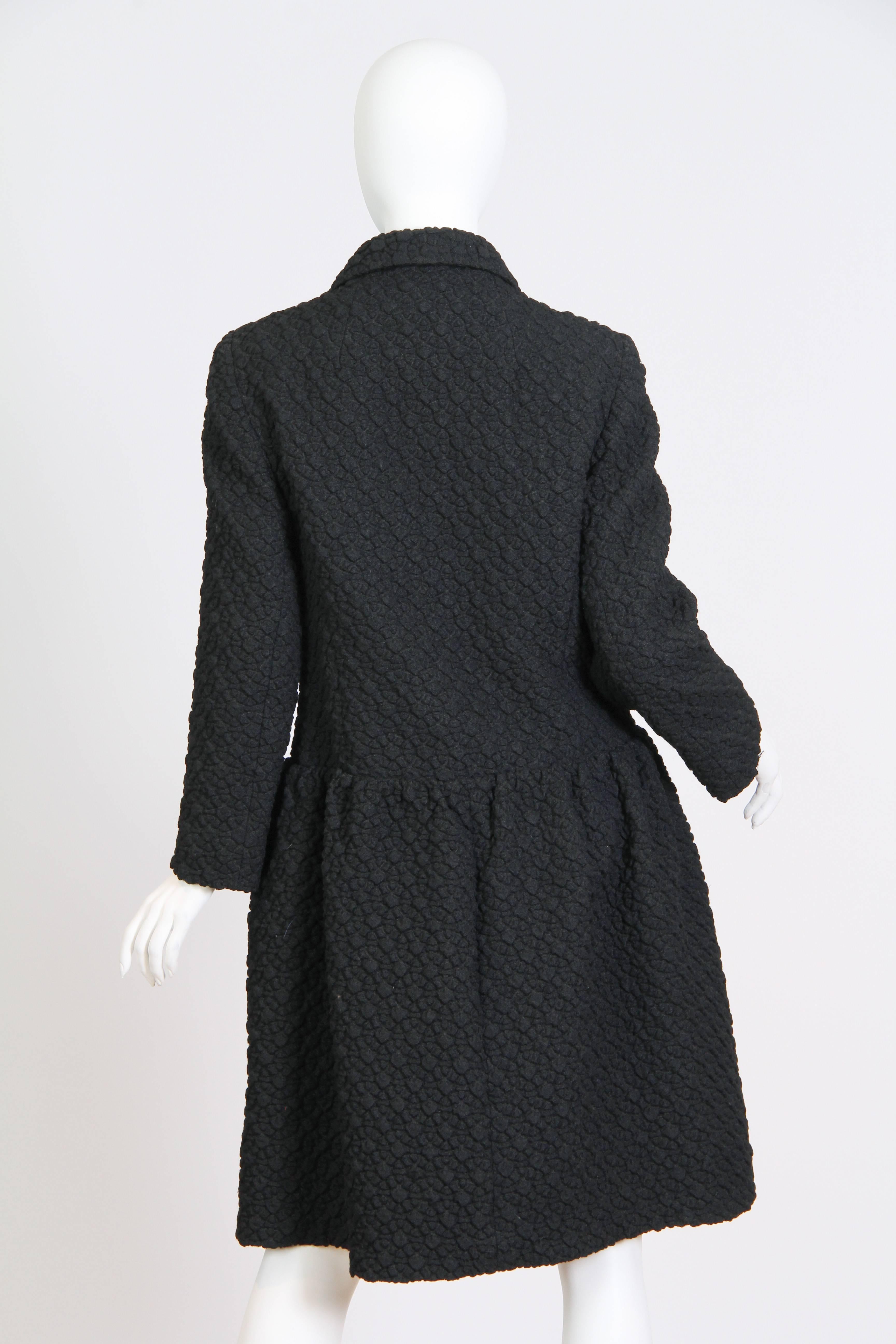 Chic Early 1960s Frank Gallant Wool Coat In Excellent Condition In New York, NY