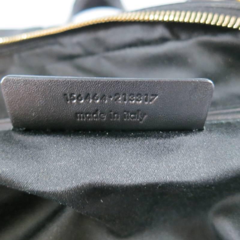 Women's YVES SAINT LAURENT YSL MUSE Dark Brown Leather Tote Handbag