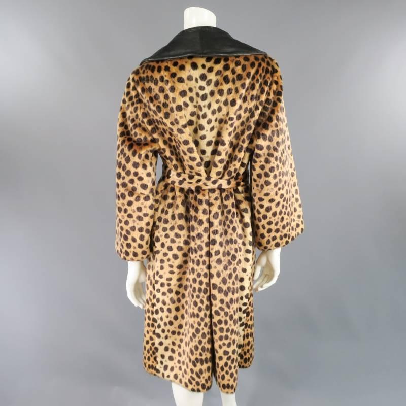 cheetah fur coat vintage