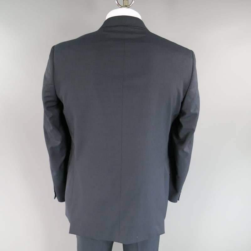 PIERRE BALMAIN 40 Regular 2-Button Navy Wool 34 32 Suit 1