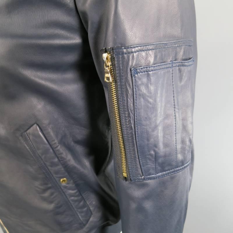 paul smith leather jacket