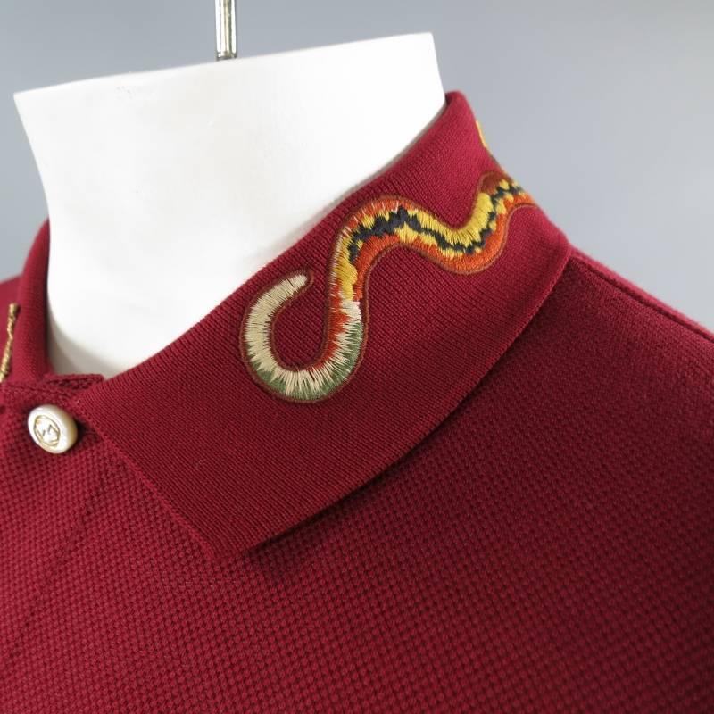 gucci polo snake collar